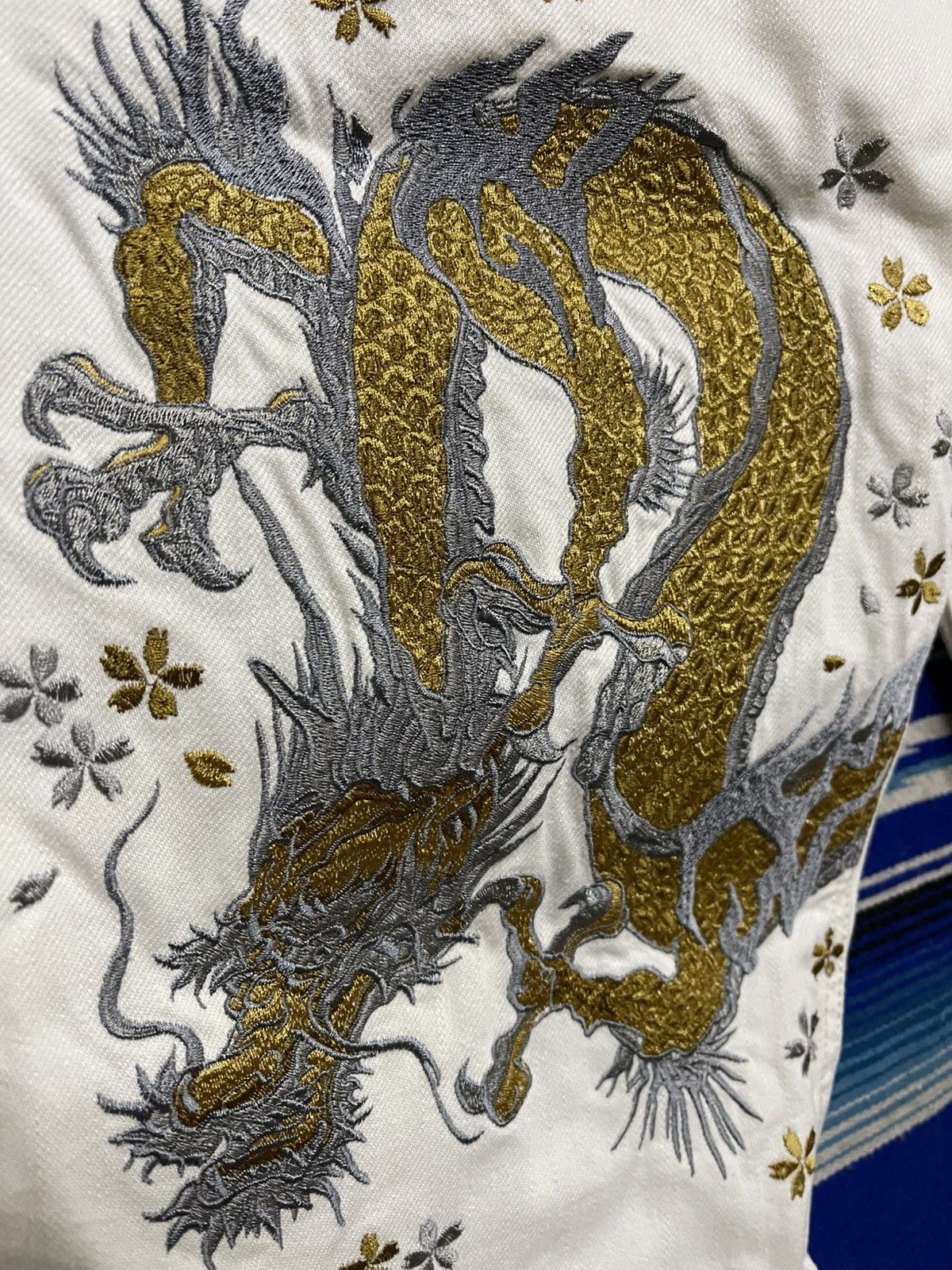 Japanese Brand × Vintage 🔥Vintage Karakuri Temashi Jorts Embroidery Dragon Size US 38 / EU 54 - 2 Thumbnail