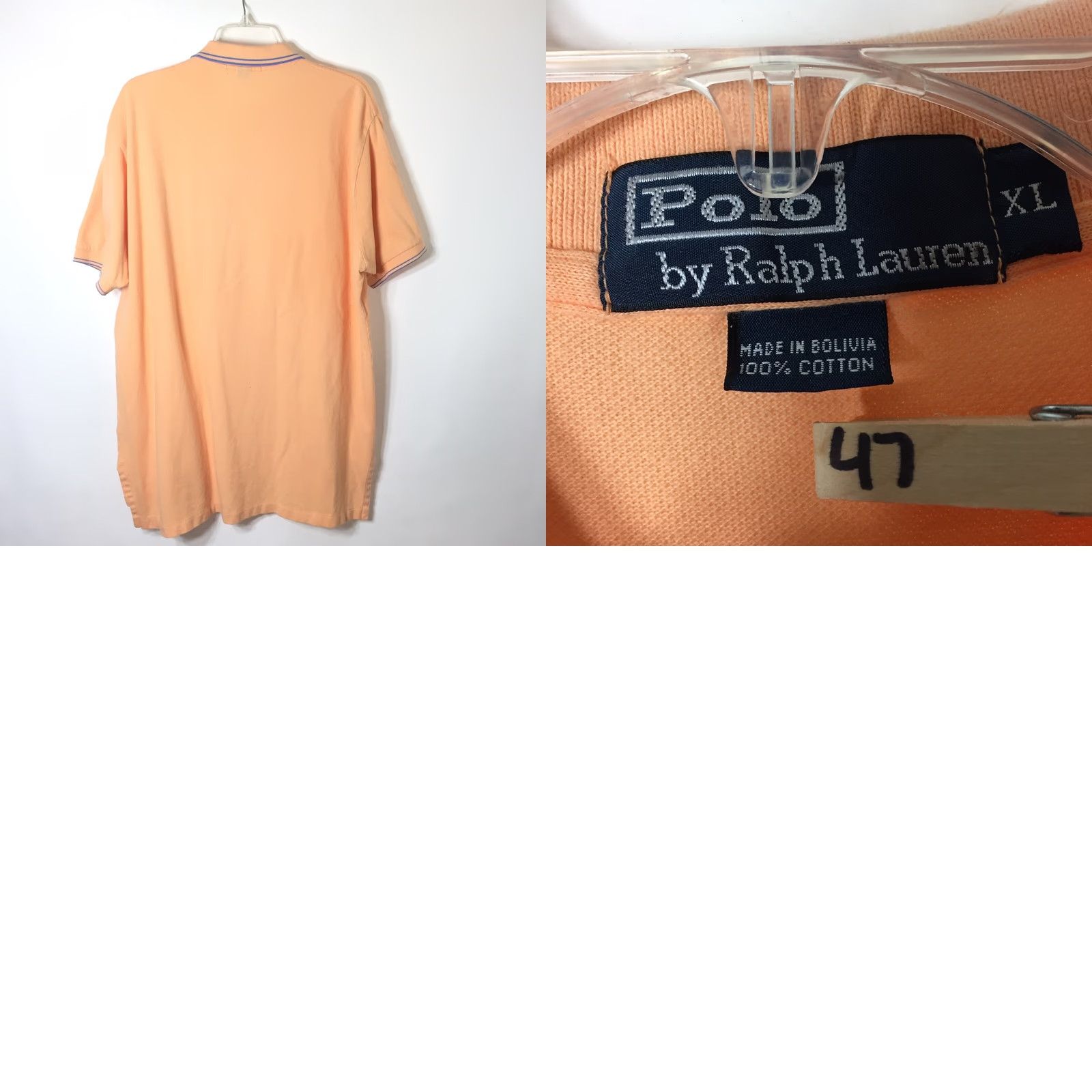 Polo Ralph Lauren Polo Ralph Lauren Shirt Mens XL Orange Short Sleeve Knit Polo Shirt Mens XL Orange Knit Shirt Size US XL / EU 56 / 4 - 8 Thumbnail