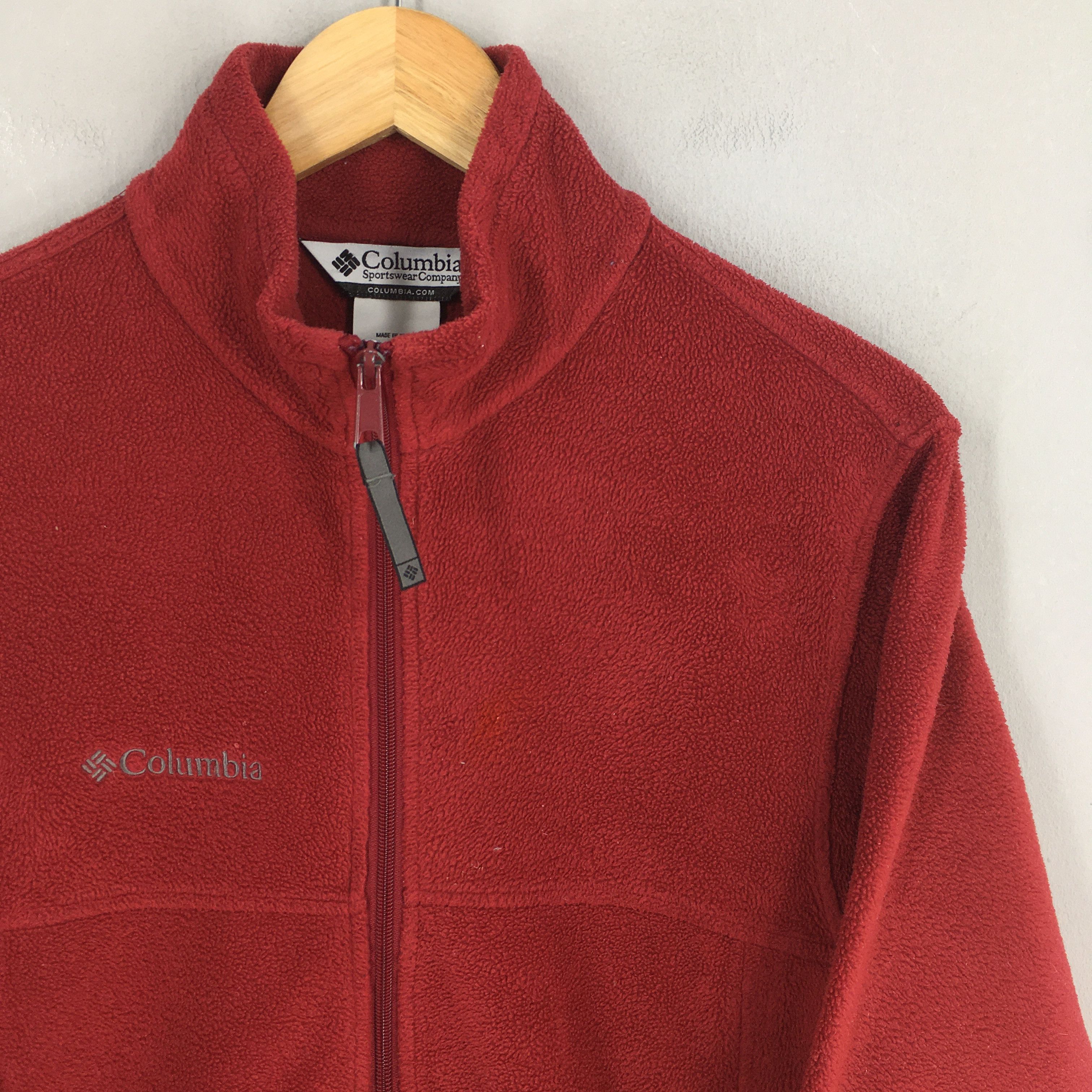 Columbia Vintage Columbia Sportswear Red Fleece Sweater Small Size US S / EU 44-46 / 1 - 2 Thumbnail