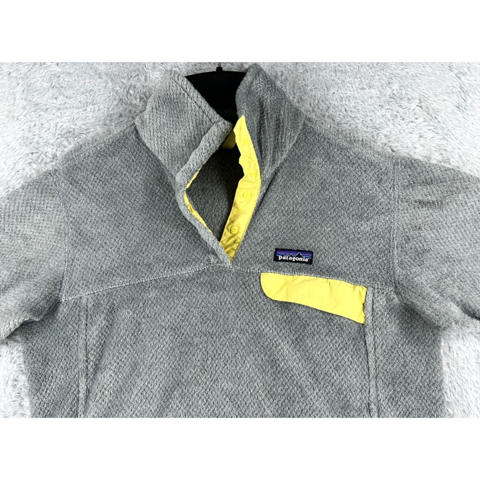Patagonia Patagonia Sweater Women Large Gray Re-Tool Snap-T Pullover Polyester 25442 Size L / US 10 / IT 46 - 4 Thumbnail
