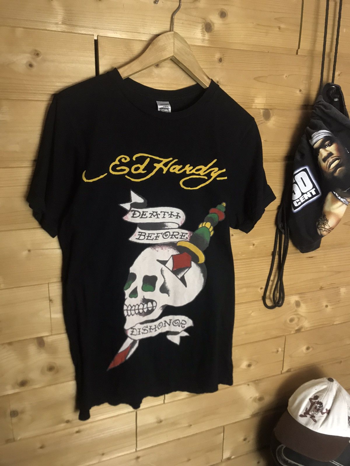 Ed Hardy Ed Hardy death before dishonor t-shirt Size US M / EU 48-50 / 2 - 3 Thumbnail