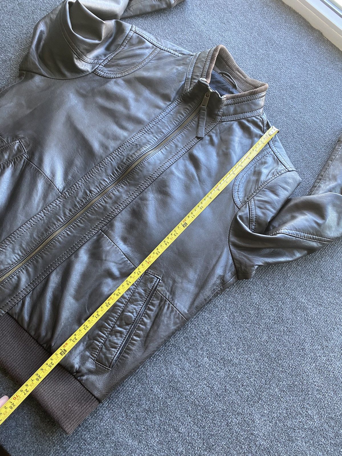 Esprit 🔥Opium Punk Gothic Brown Leather Jacket Mens xl Rare Emo y2k Size US XL / EU 56 / 4 - 6 Thumbnail