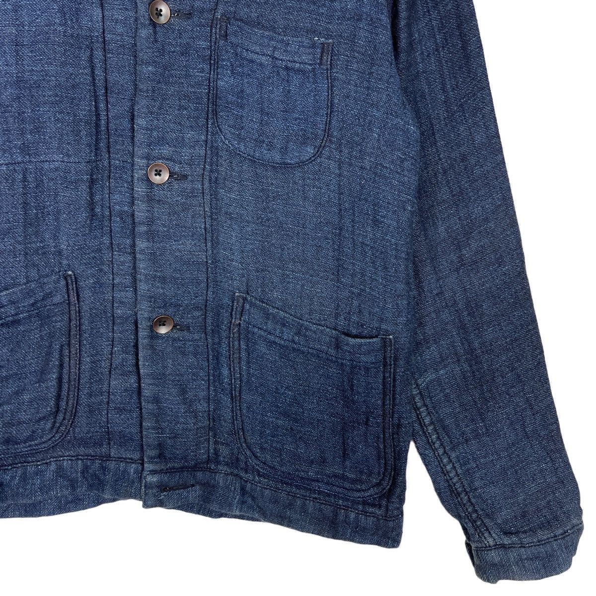 Paul Smith × Paul Smith Red Ear 🔥 RED EAR BY PAUL SMITH INDIGO CHORE JACKET MADE IN JAPAN Size US L / EU 52-54 / 3 - 5 Thumbnail
