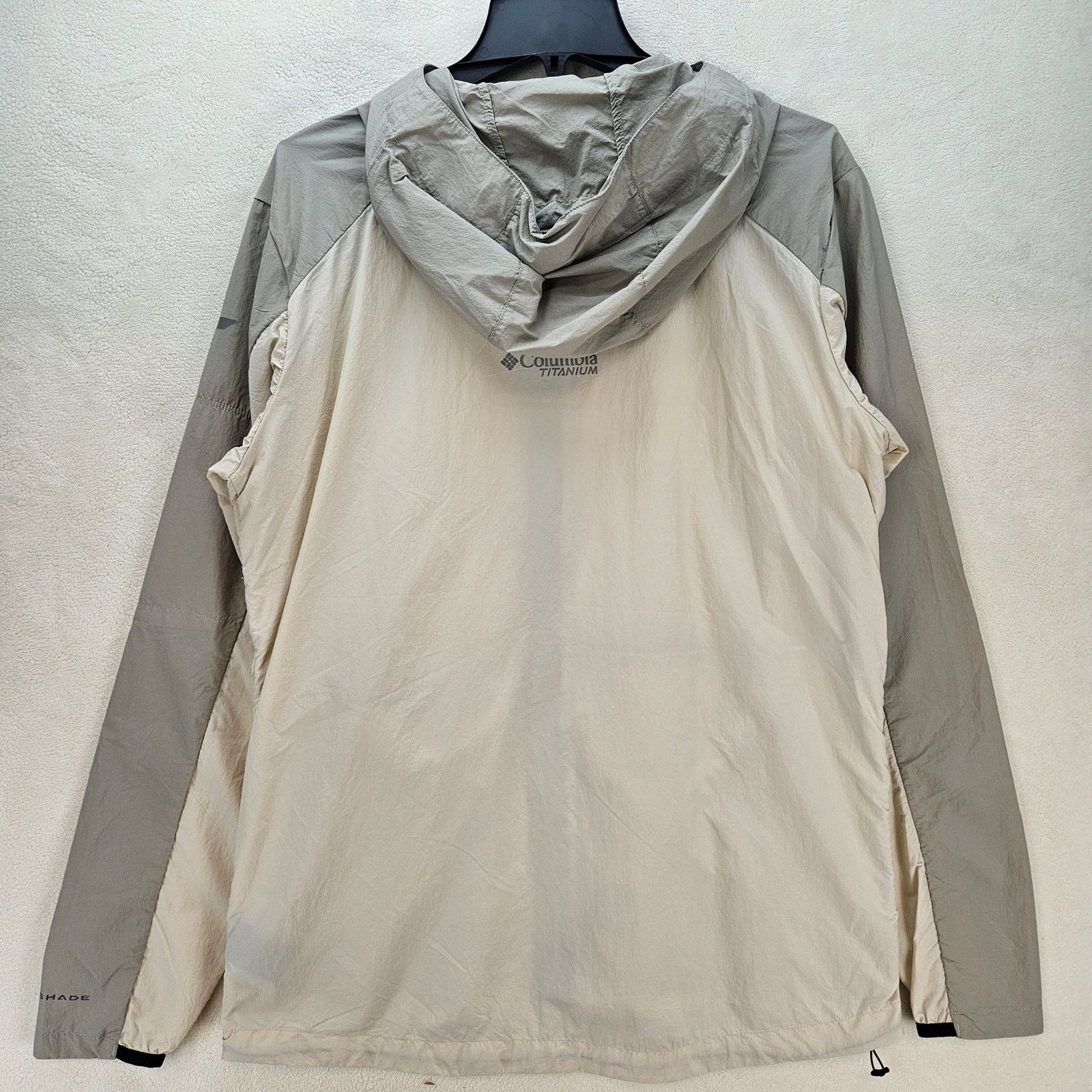Columbia COLUMBIA WOMEN'S M WINDBREAKER JACKET LOOP TRAIL GREY BEIGE Size M / US 6-8 / IT 42-44 - 7 Thumbnail