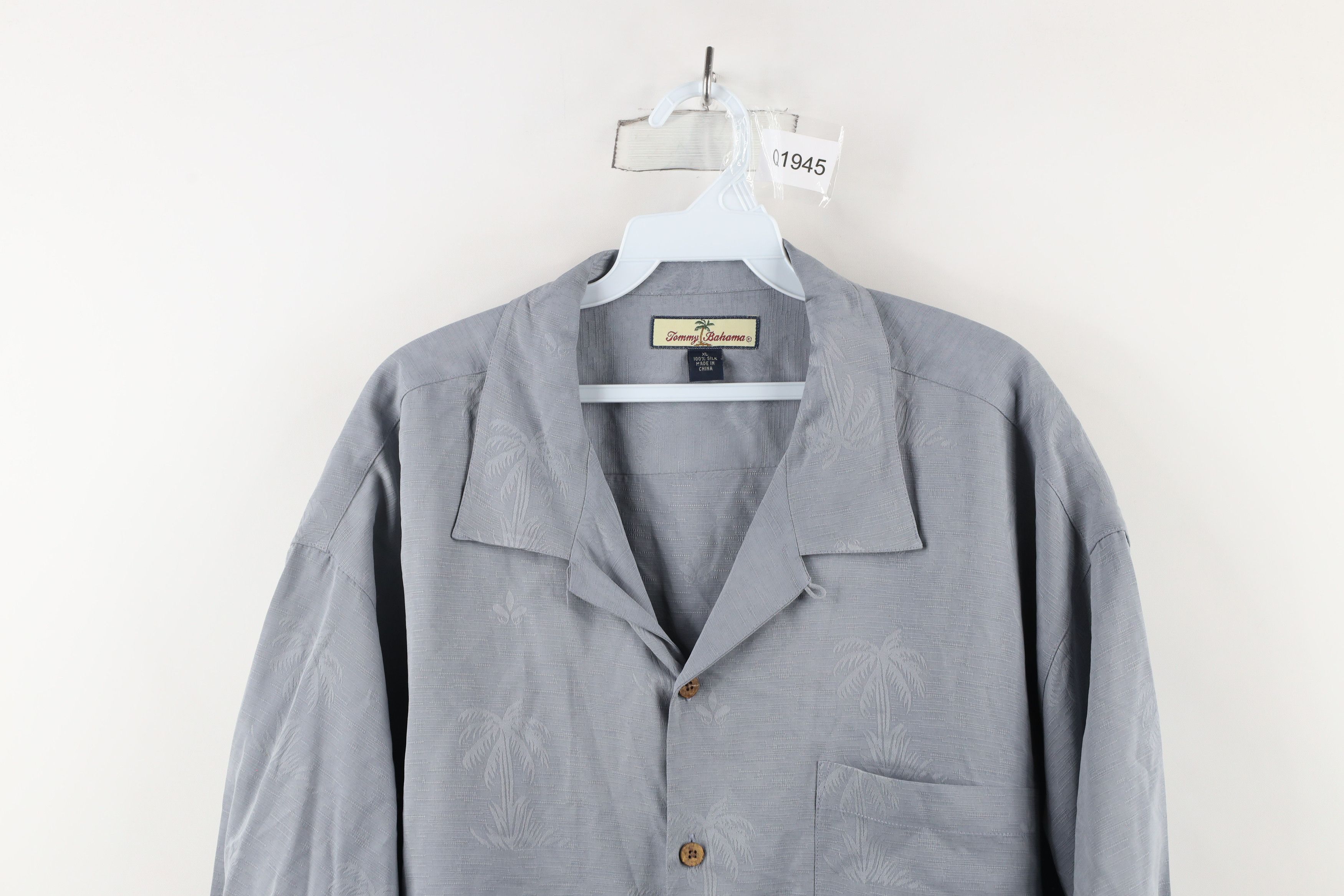 Tommy Bahama × Vintage Vintage 90s Tommy Bahama Collar Palm Tree Button Shirt Blue Size US XL / EU 56 / 4 - 2 Thumbnail