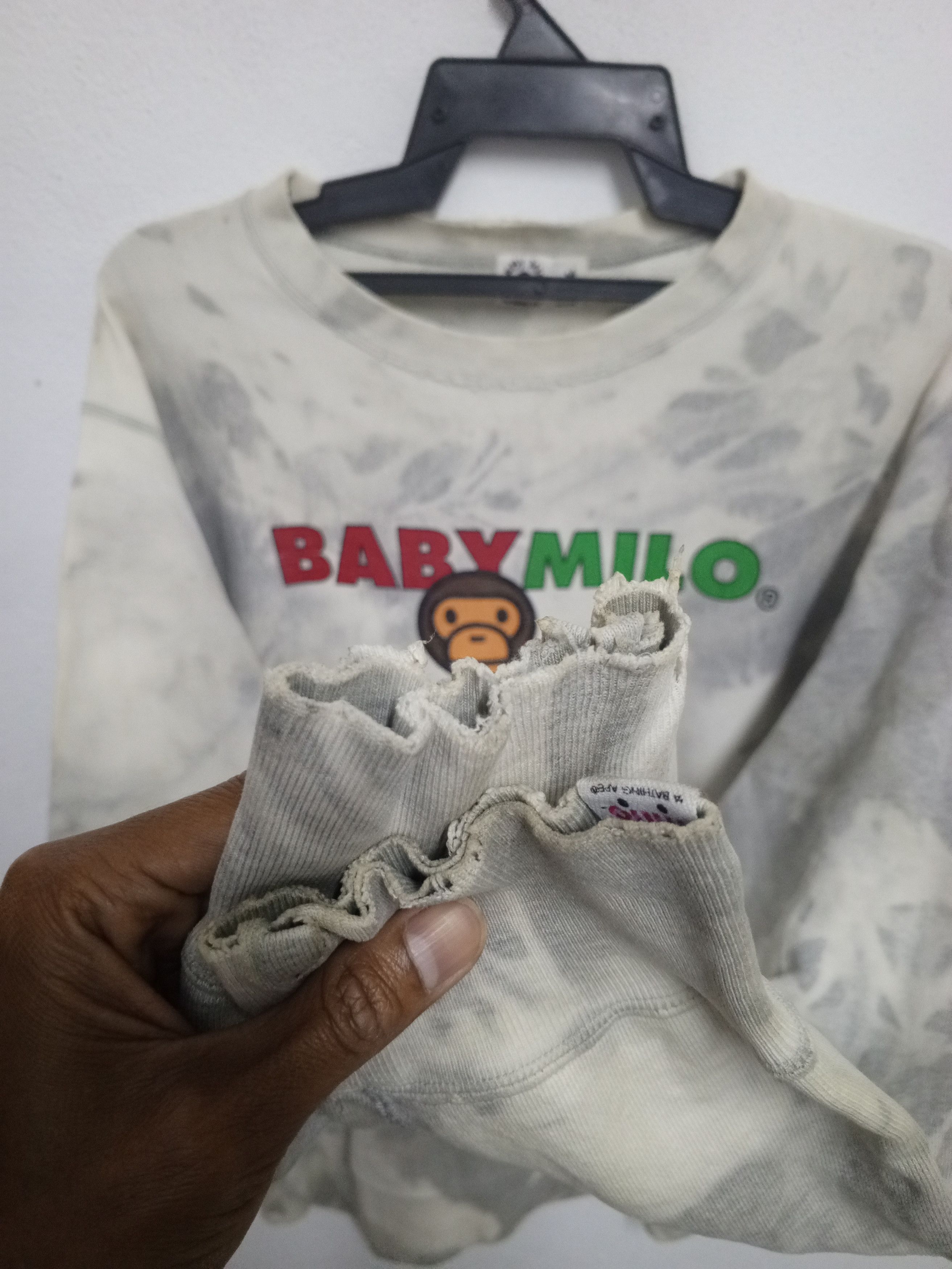 Bape BABY MILO STAR ×BAPE TAI DAI SWEATSHIRT Size US L / EU 52-54 / 3 - 6 Thumbnail