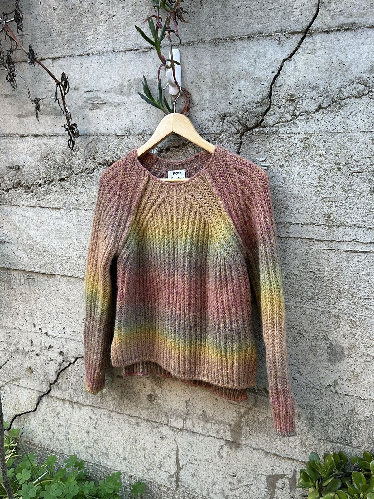 Acne Studios RARE GRAIL Acne Studios multi gradient mohair sweater Grailed
