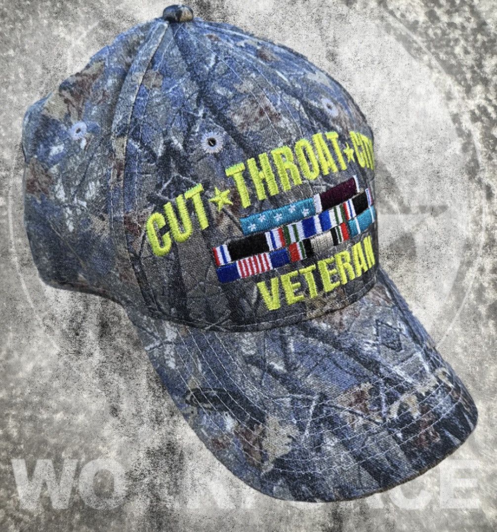 G59 Records × STAFF WORKFORCE Staff Workforce Cut Throat City Veteran Hat Cap Size ONE SIZE - 2 Thumbnail