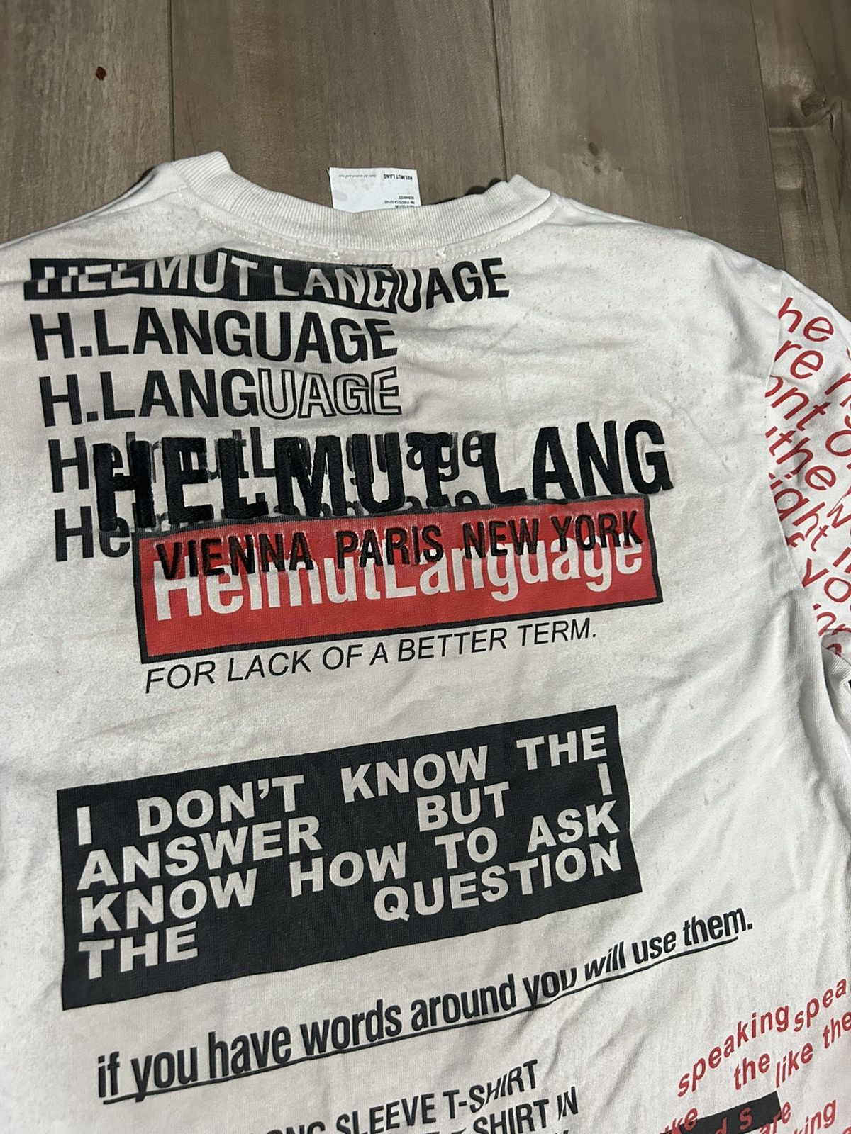 Helmut Lang Helmut lang long sleeve tee Size US M / EU 48-50 / 2 - 3 Thumbnail