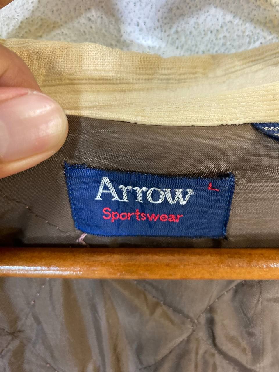Arrow arrow corduroy jacket quilted lining Size US L / EU 52-54 / 3 - 9 Thumbnail