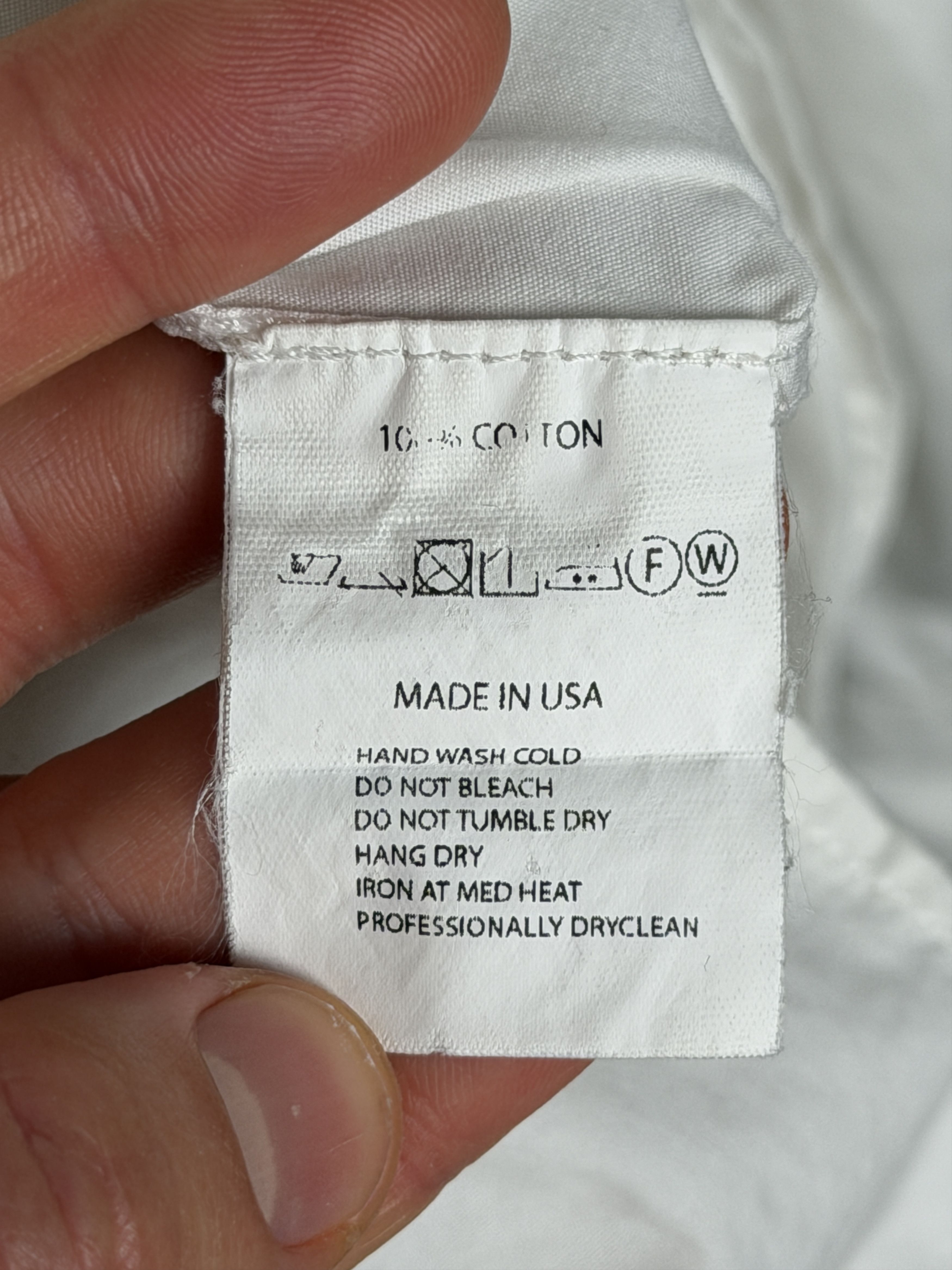 Engineered Garments 100s 2Ply Broadcloth Banded Collar Shirt Size US XL / EU 56 / 4 - 10 Thumbnail