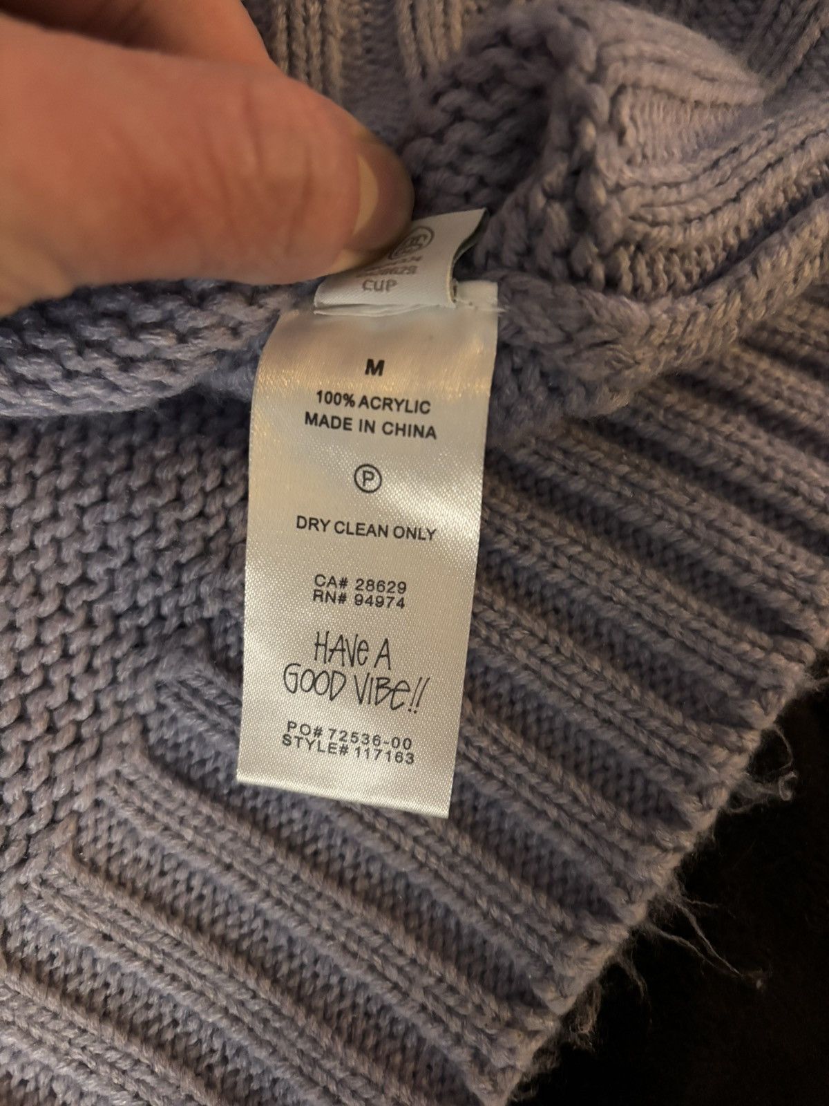Stussy Stussy Brushed Cardigan ‘Lavender’ Size US M / EU 48-50 / 2 - 10 Thumbnail