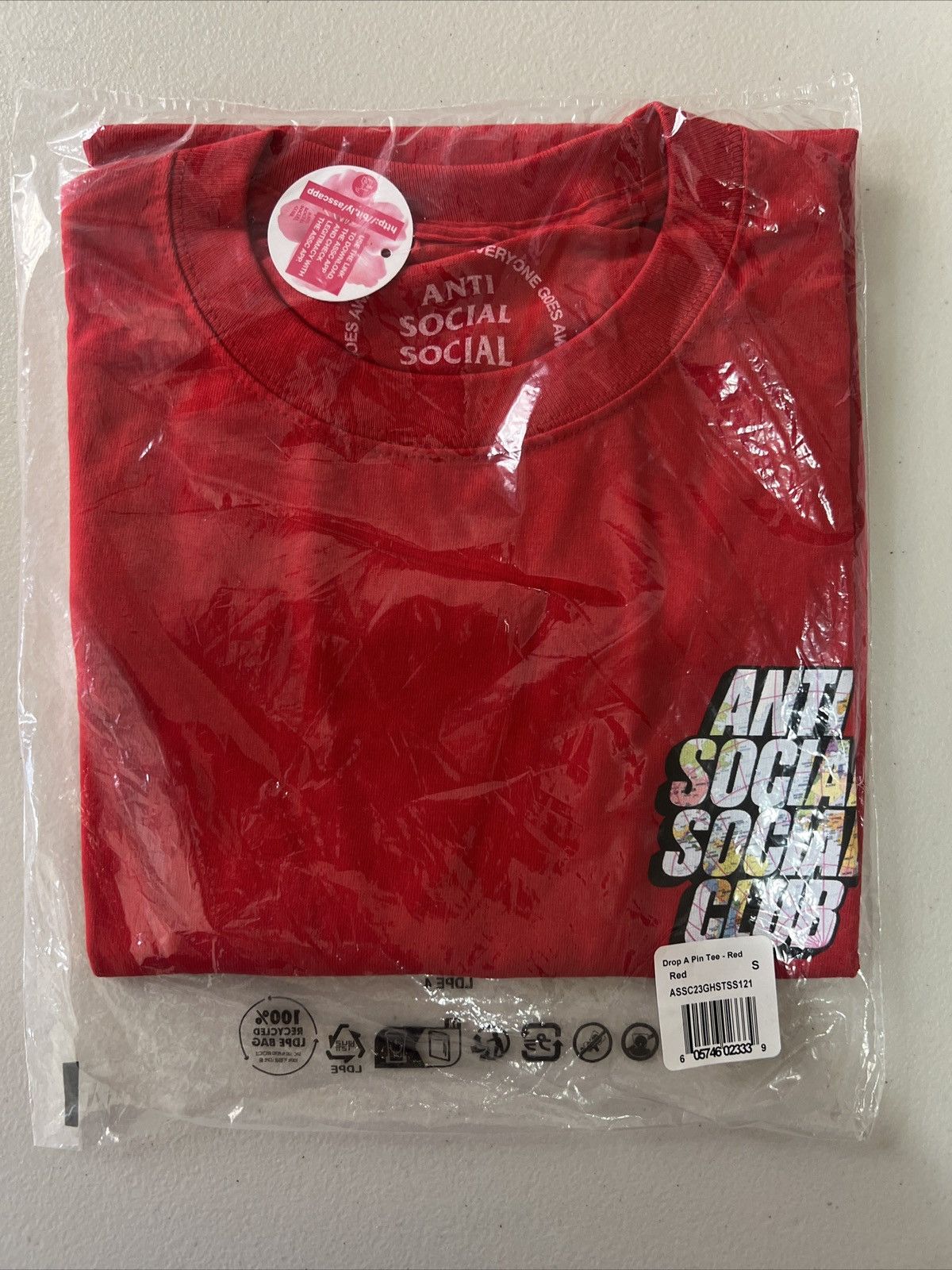 Anti Social Social Club Anti Social Social Club Drop A Pin Tee Size US S / EU 44-46 / 1 - 1 Thumbnail