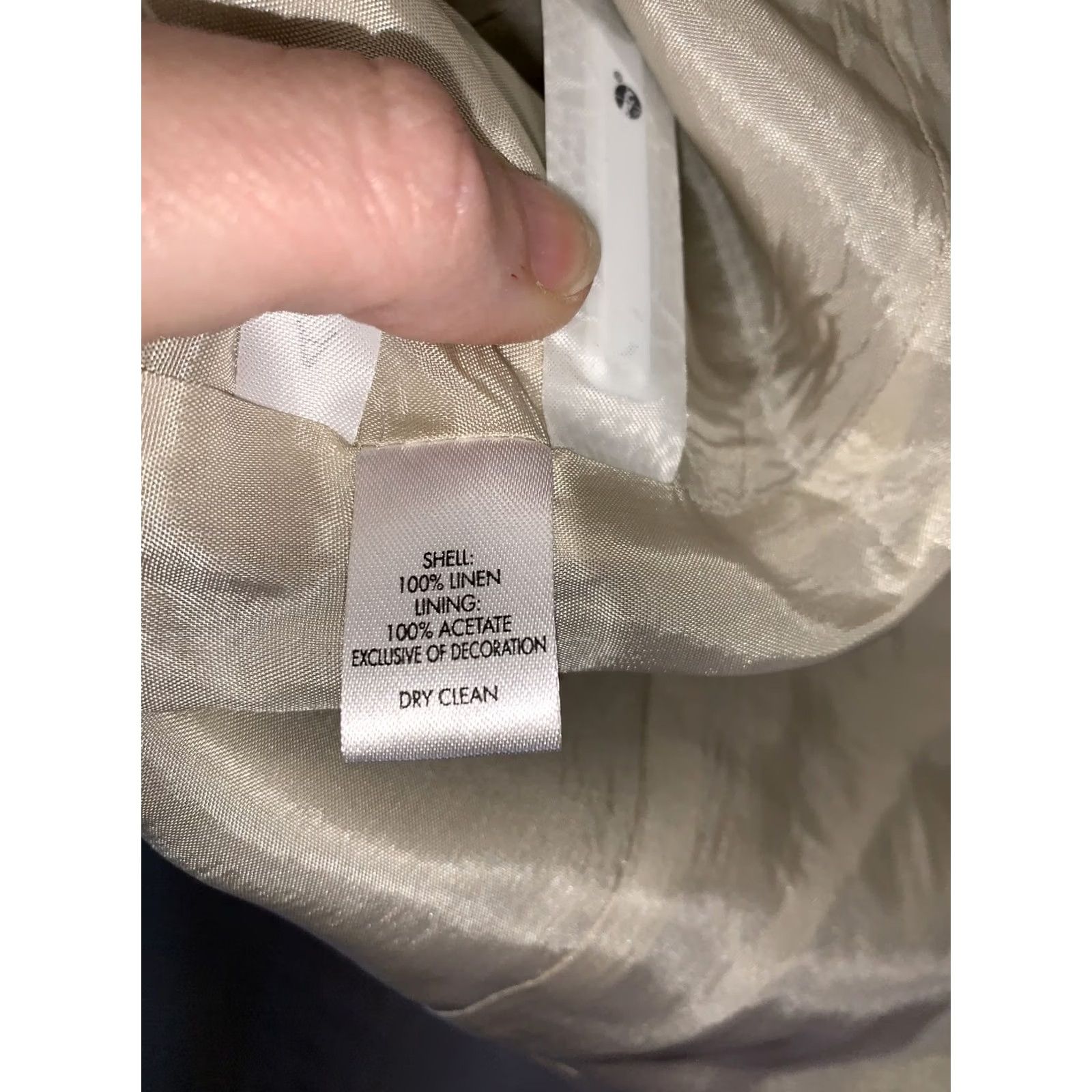 Vintage LOFT Blazer Jacket Women’s SZ 2 Linen Beige Button Magnetic Snap 3/4 Sleeve Business Casual Travel Regular 2 Beige Womens Blazer, Linen, Basic Jacket Size XS / US 0-2 / IT 36-38 - 5 Thumbnail