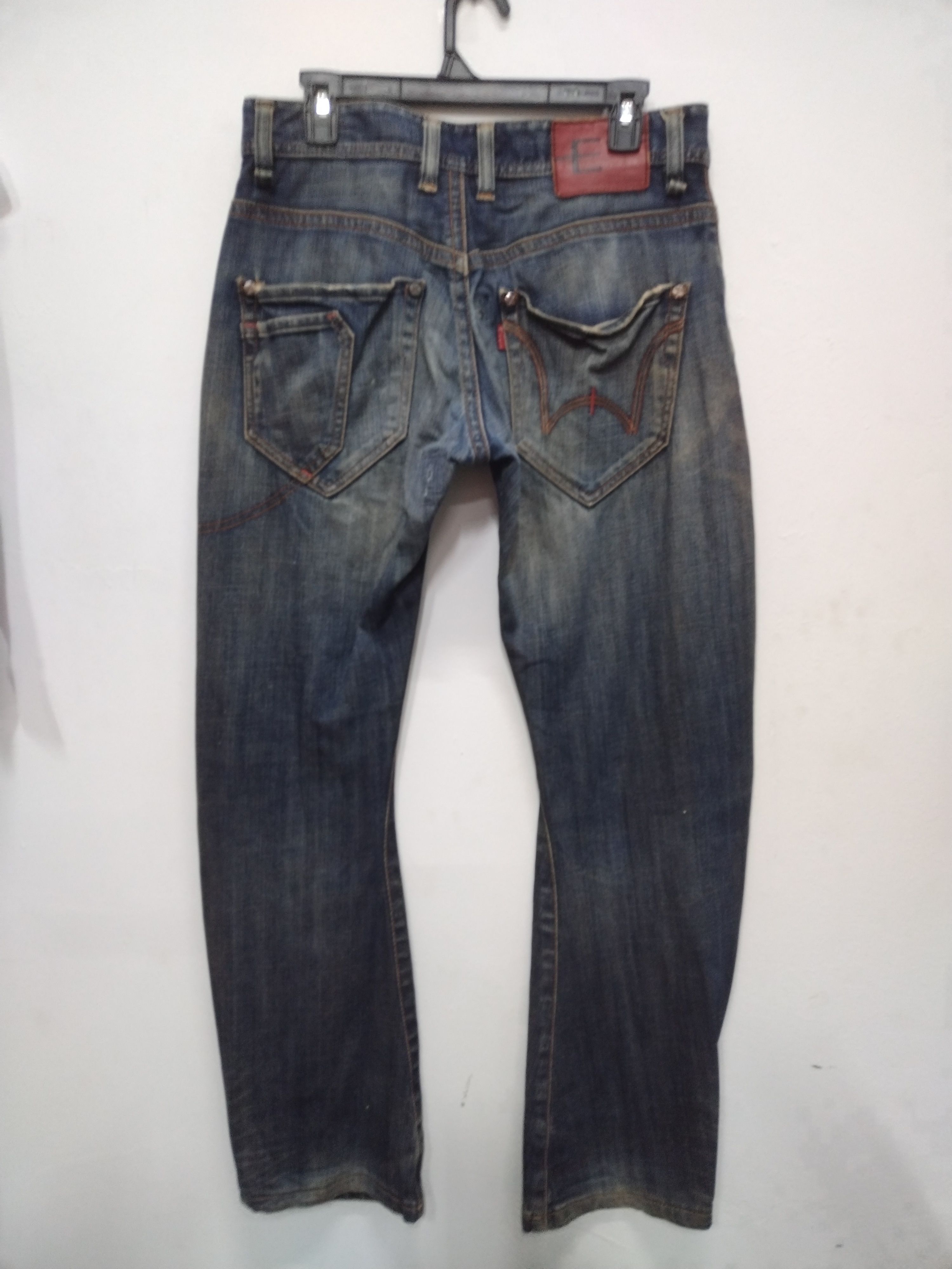 Edwin 💥Distressed Edwin E Function Awesome Character Jeans Size US 32 / EU 48 - 2 Thumbnail