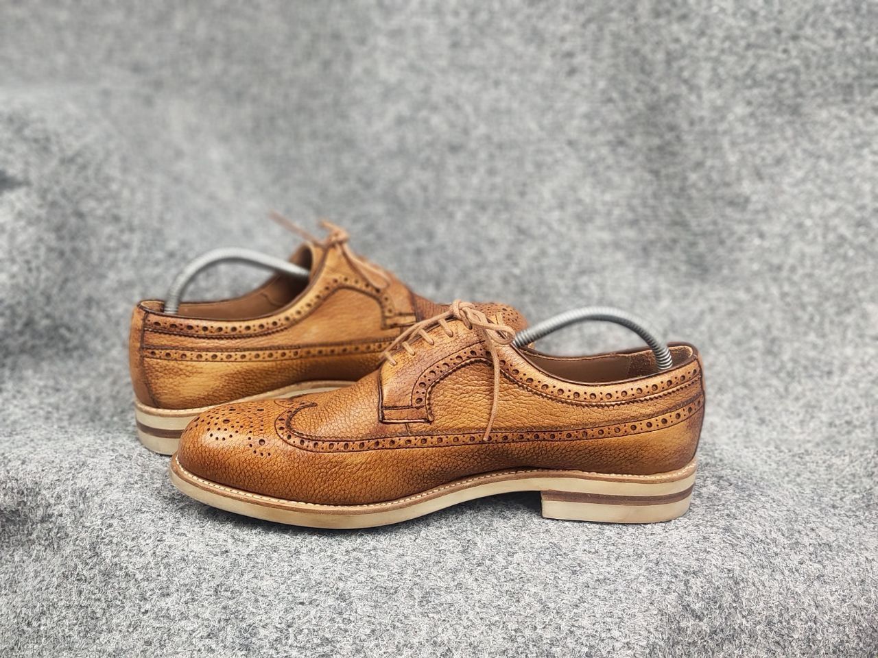 Berwick 1707 Berwick 1707 grainy leather Lace Up Brogue shoes Spain Made Size US 10.5 / EU 43-44 - 12 Thumbnail