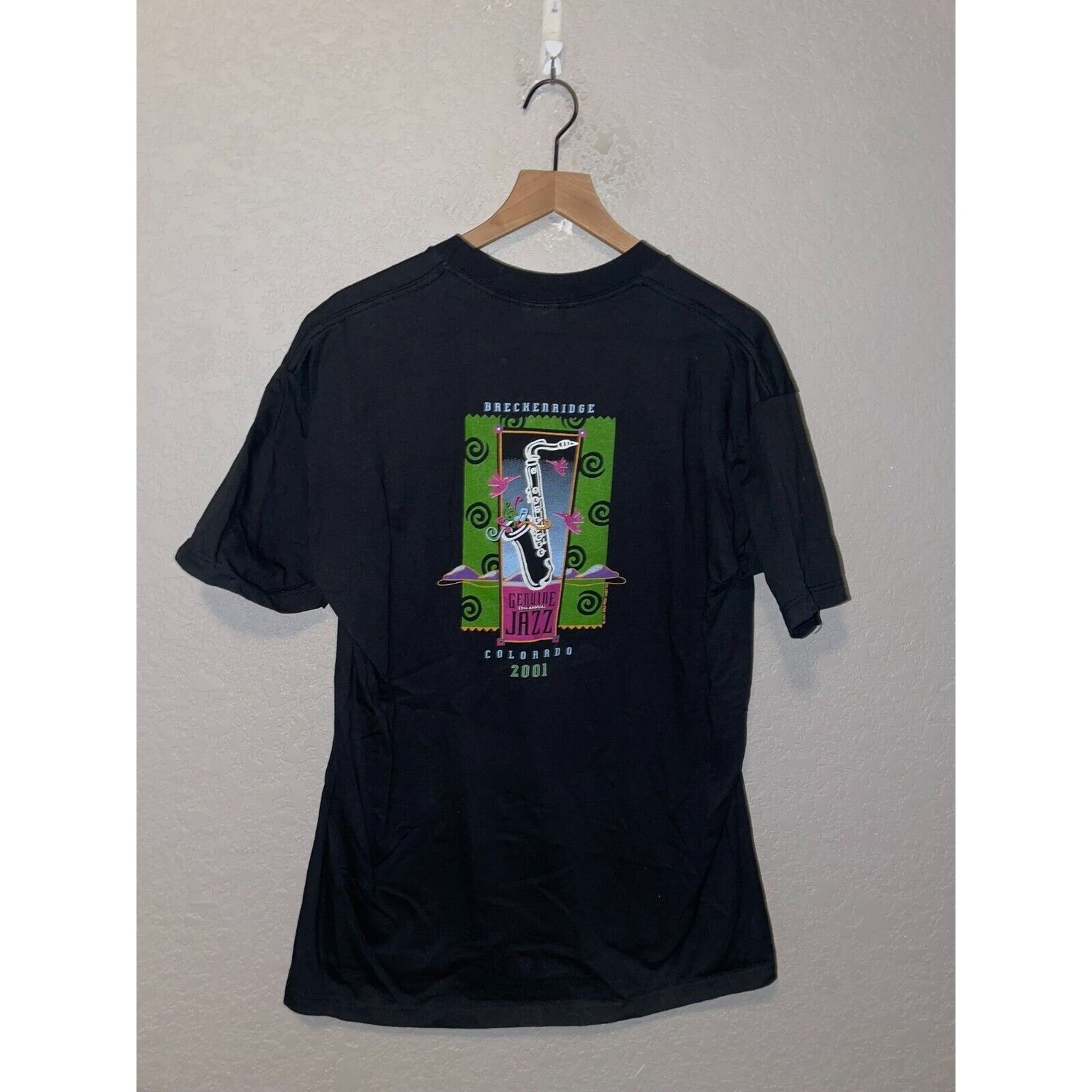 Jerzees Vintage Breckenridge Shirt 17th Genuine Jazz Festival Tee L Size US L / EU 52-54 / 3 - 1 Thumbnail