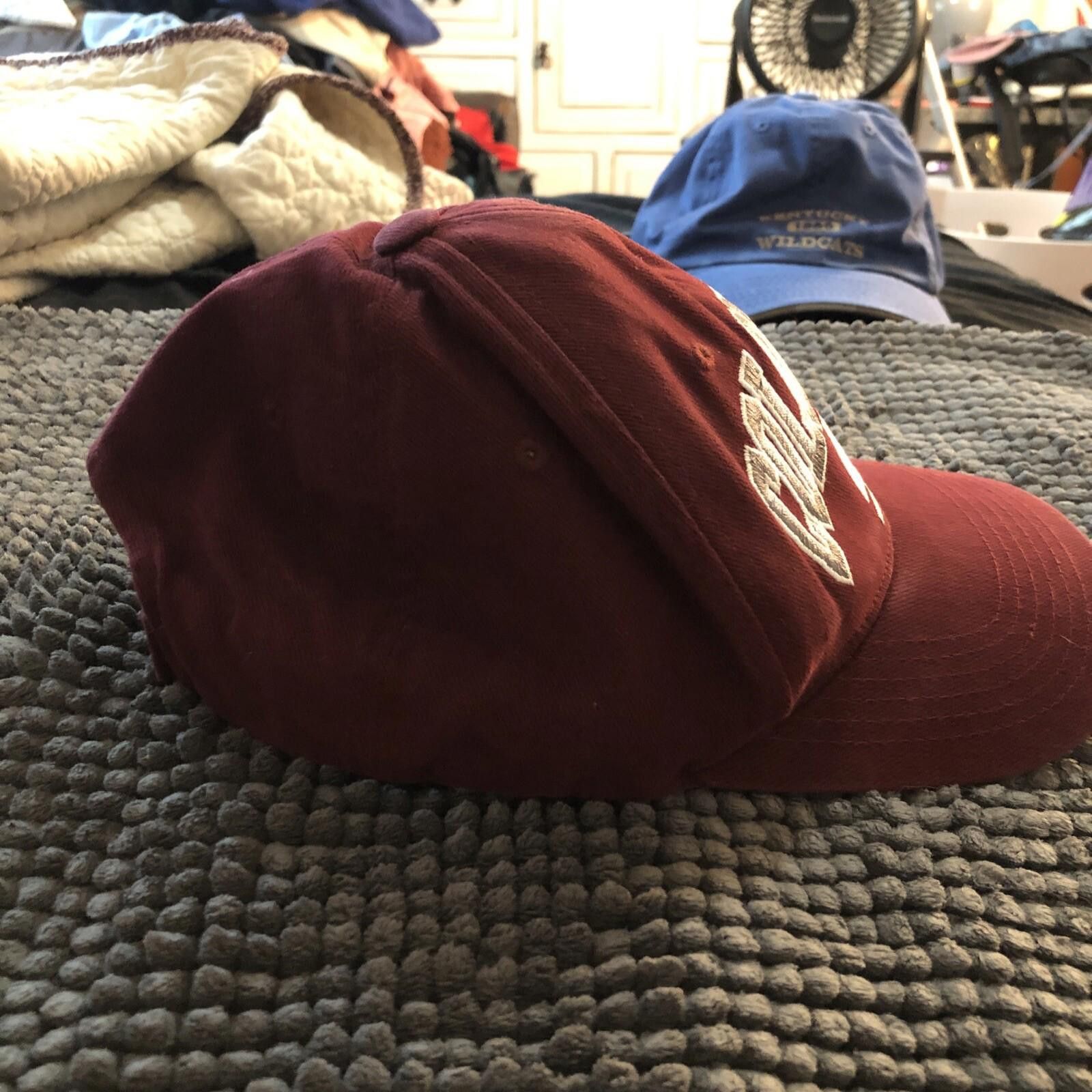 Designer EASTERN KENTUCKY EKU COLONELS Red EMBROIDERED CAP HAT OSFM Size ONE SIZE - 4 Thumbnail
