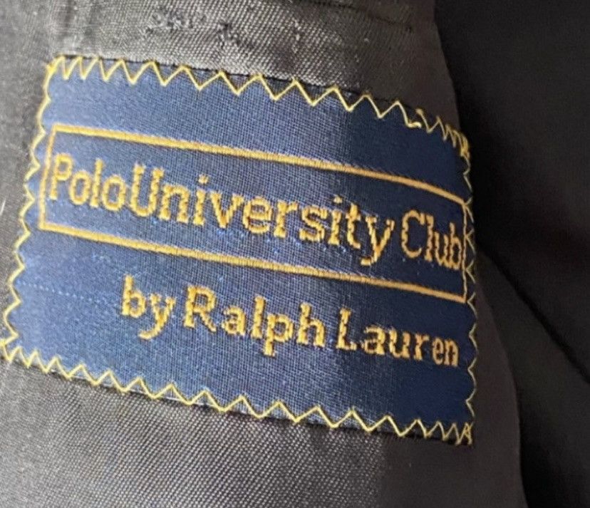 Polo Ralph Lauren Polo University Ralph Lauren Navy Gold Button blazer Men 36 Size 38R - 8 Thumbnail