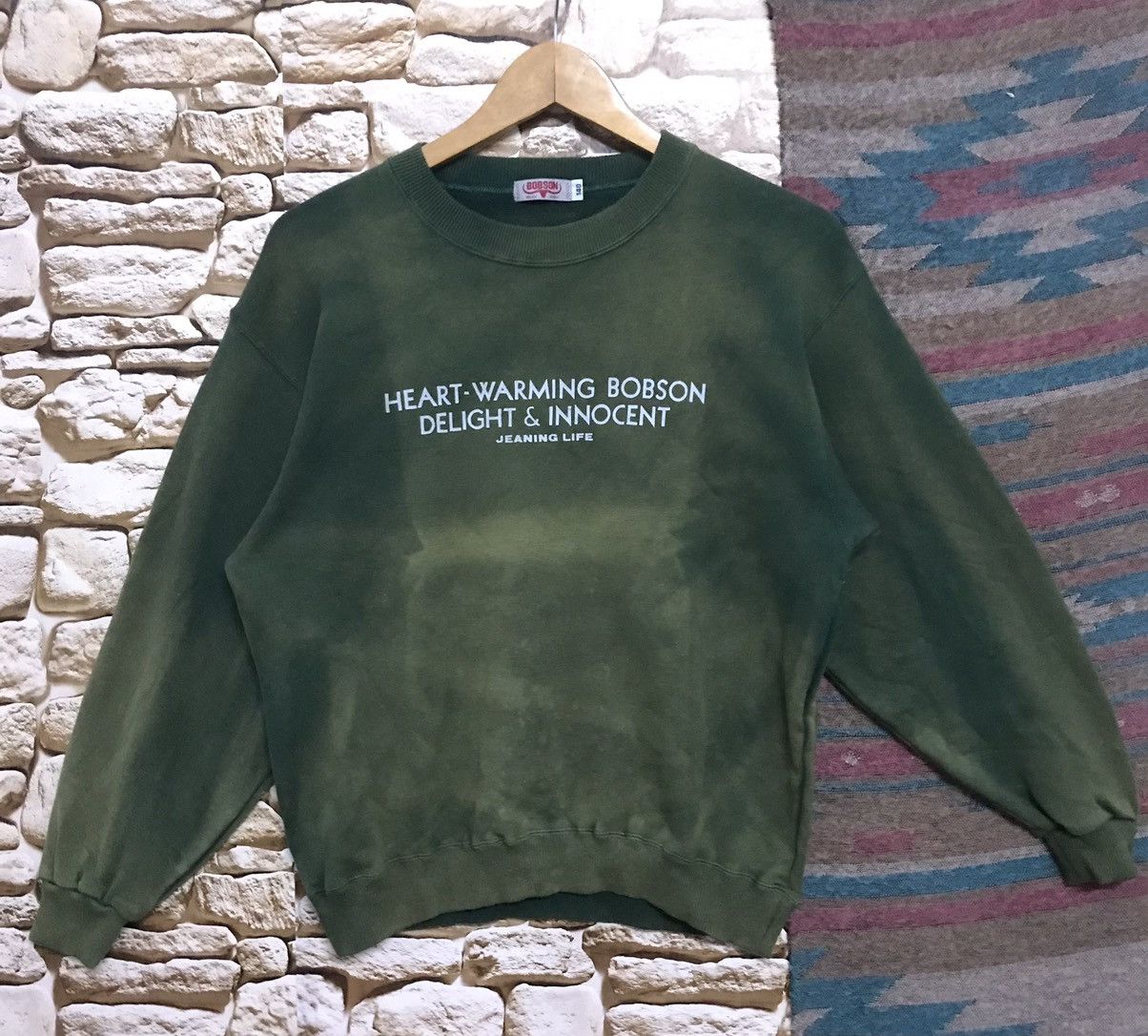 Vintage Vintage Sunfaded Bobson sweatshirt Size US XS / EU 42 / 0 - 1 Thumbnail