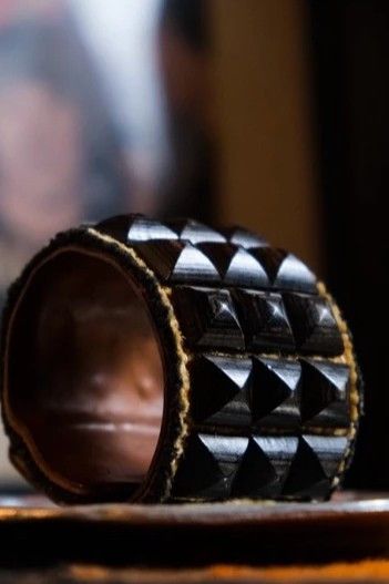 Undercover Undercover 03SS “SCAB” Wood Rivet Bracelet Size ONE SIZE - 4 Thumbnail