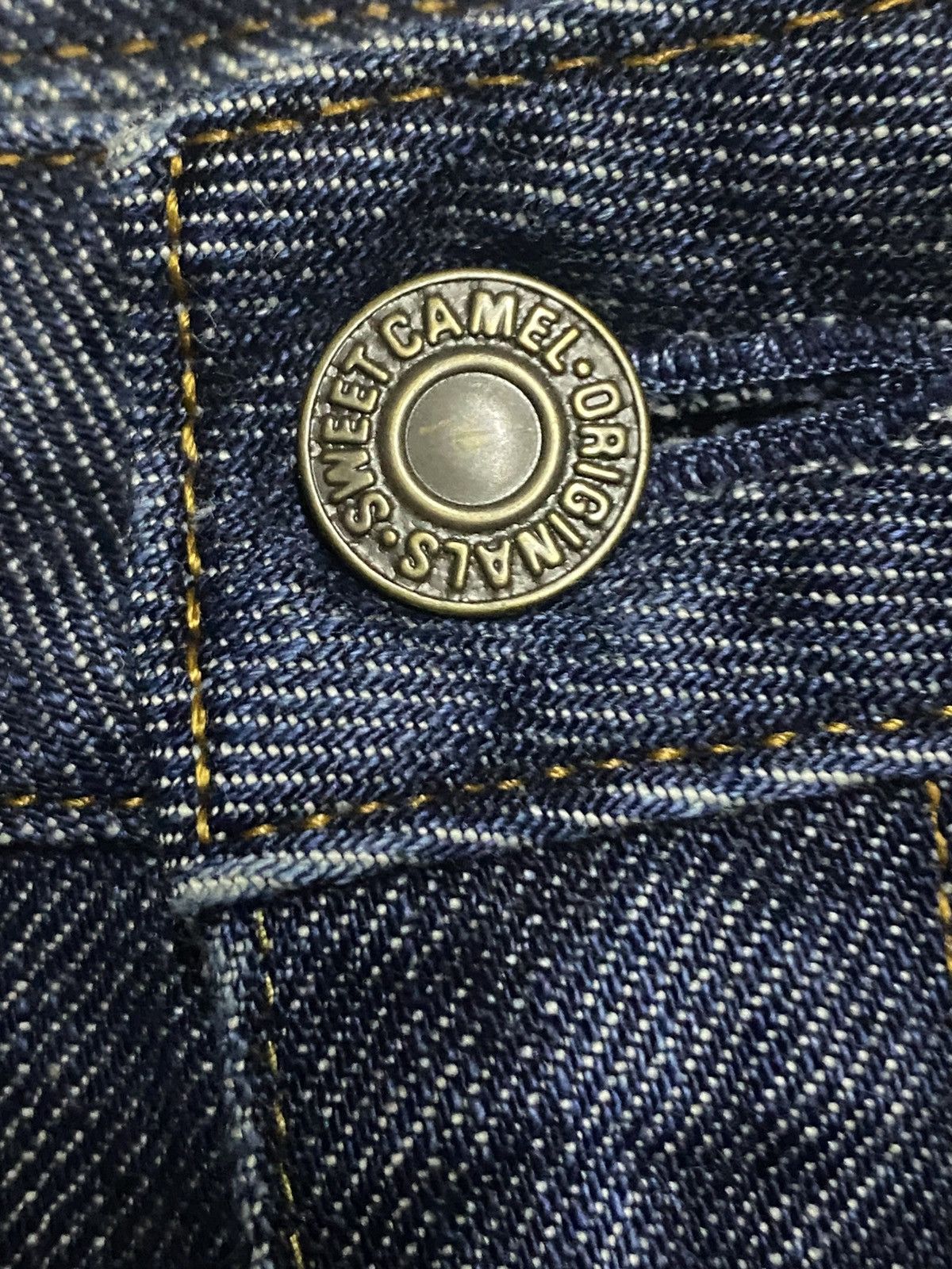 Japanese Brand Vintage Mr’s Jean Sweet Camel Japan Bell Bottom Jeans Size US 32 / EU 48 - 8 Thumbnail