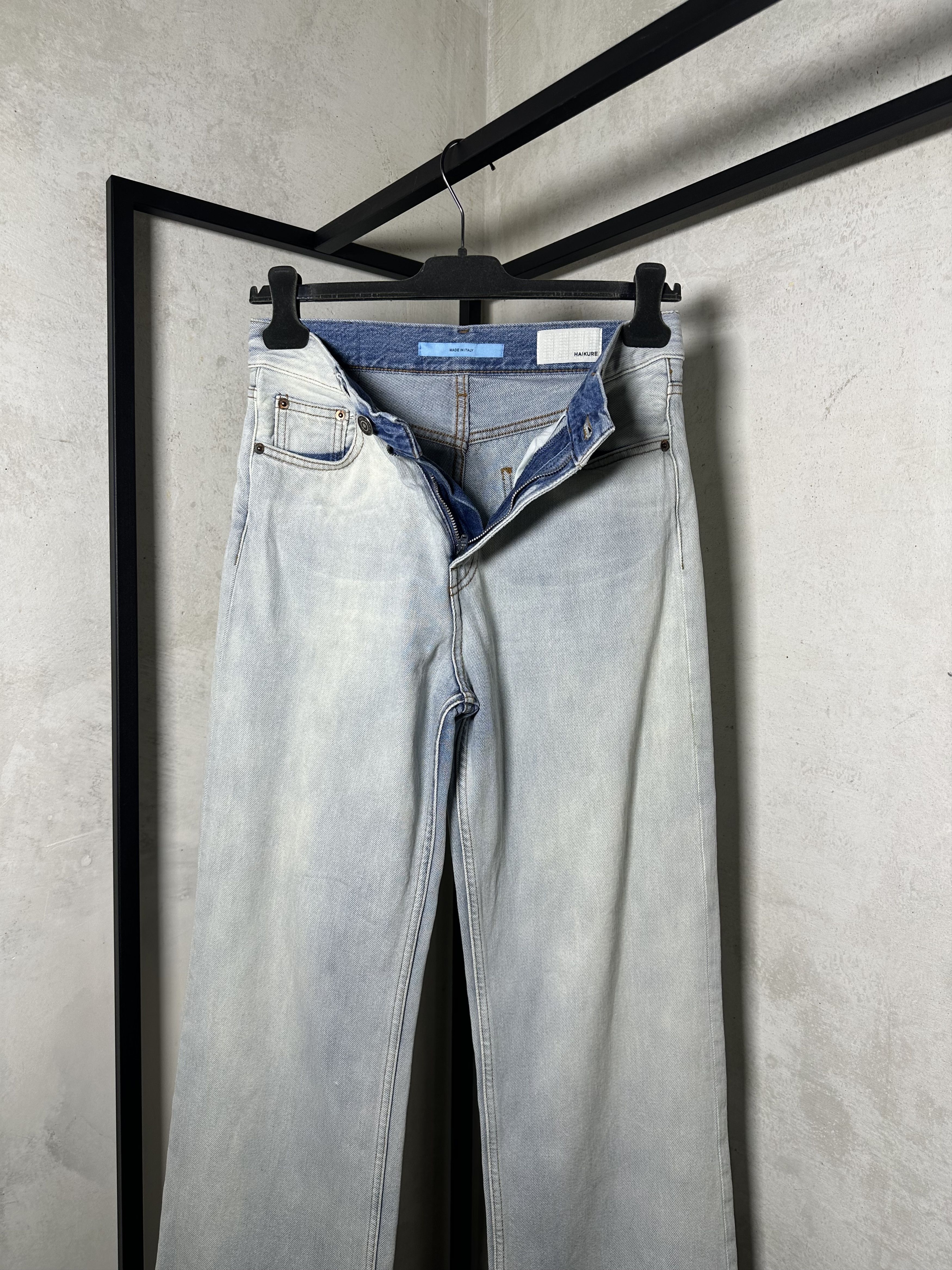 Haikure Haikure Worn Blue Straight Jeans Size 26" / US 2 / IT 38 - 10 Thumbnail
