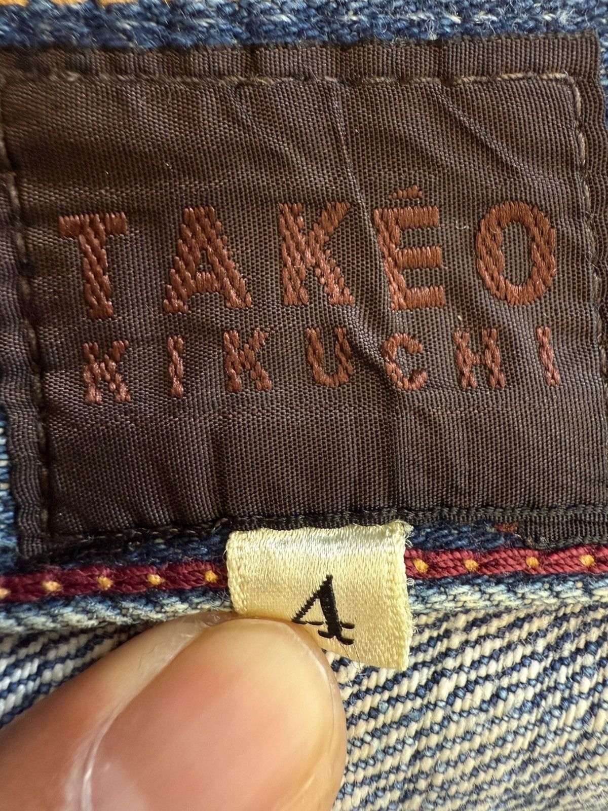 Takeo Kikuchi Vintage Takeo Kikuchi Blue Wash Wide Leg Japan Denim Size US 34 / EU 50 - 8 Thumbnail