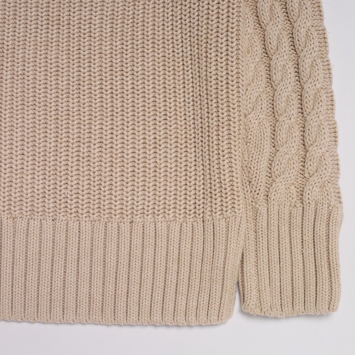 Other Holland Cooper Greenwich Cable Knit Jumper Sweater Beige Size M / US 6-8 / IT 42-44 - 16 Thumbnail