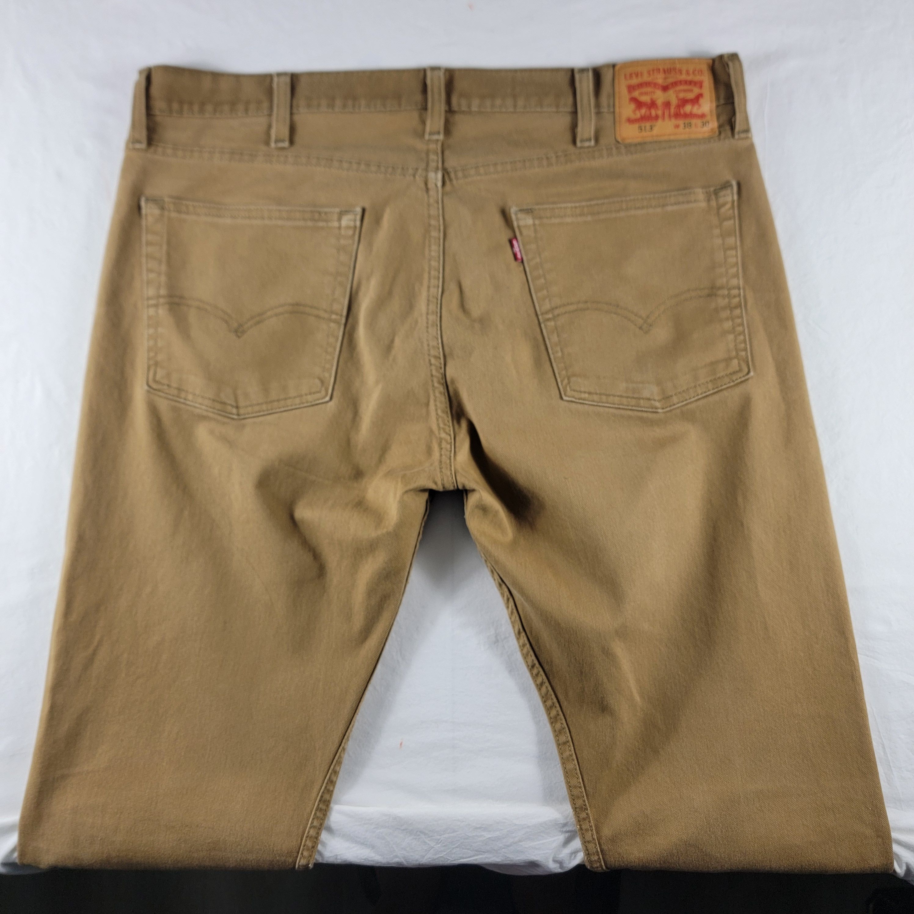 Levi's Levi's tan 513 khaki denim jeans Size 38" Size US 38 / EU 54 - 3 Thumbnail