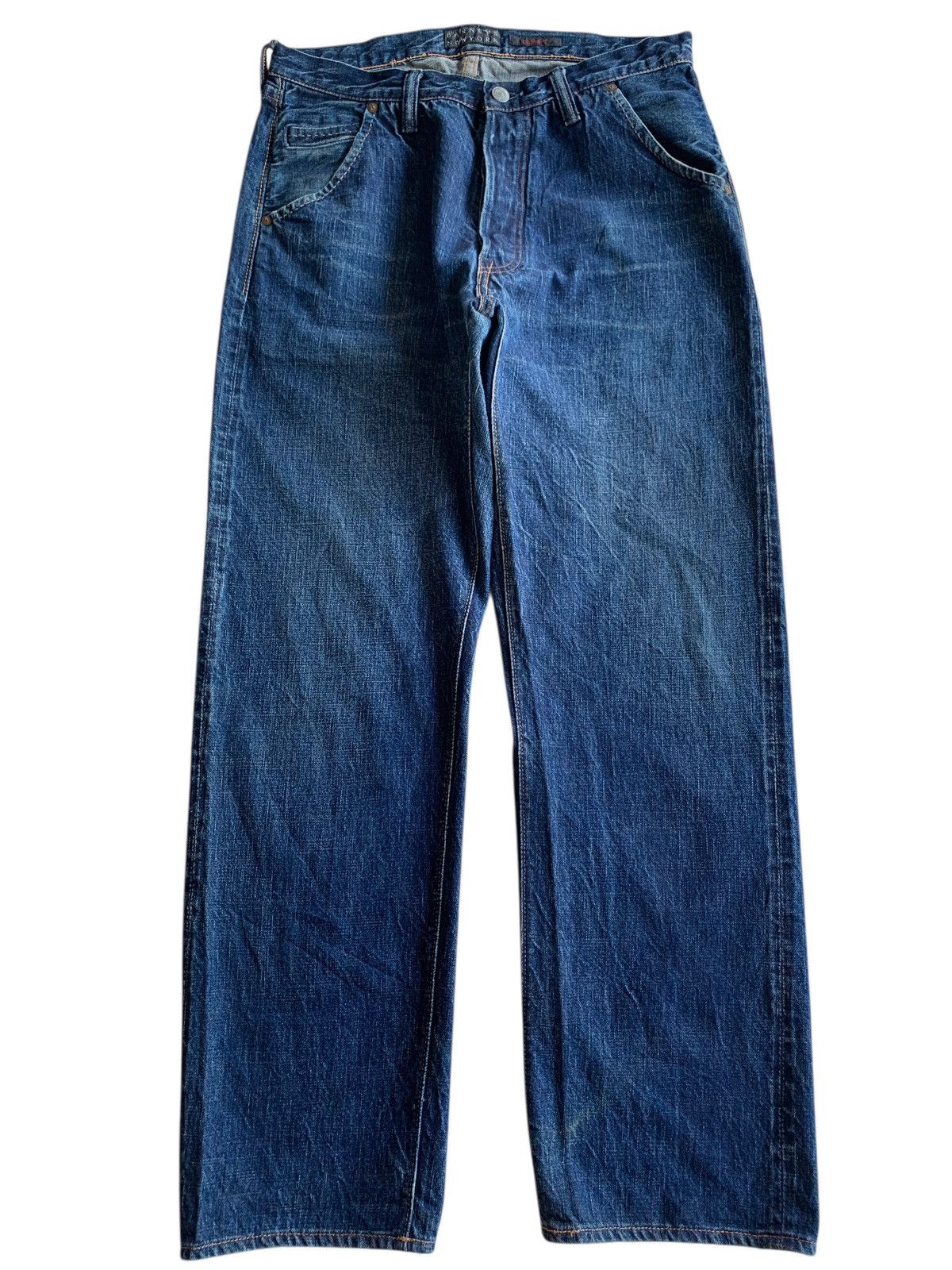 Kapital FULL COUNT X BARNEYS NEWYORK SELVEDGE BUTTON FLY DENIM Size US 32 / EU 48 - 1 Thumbnail