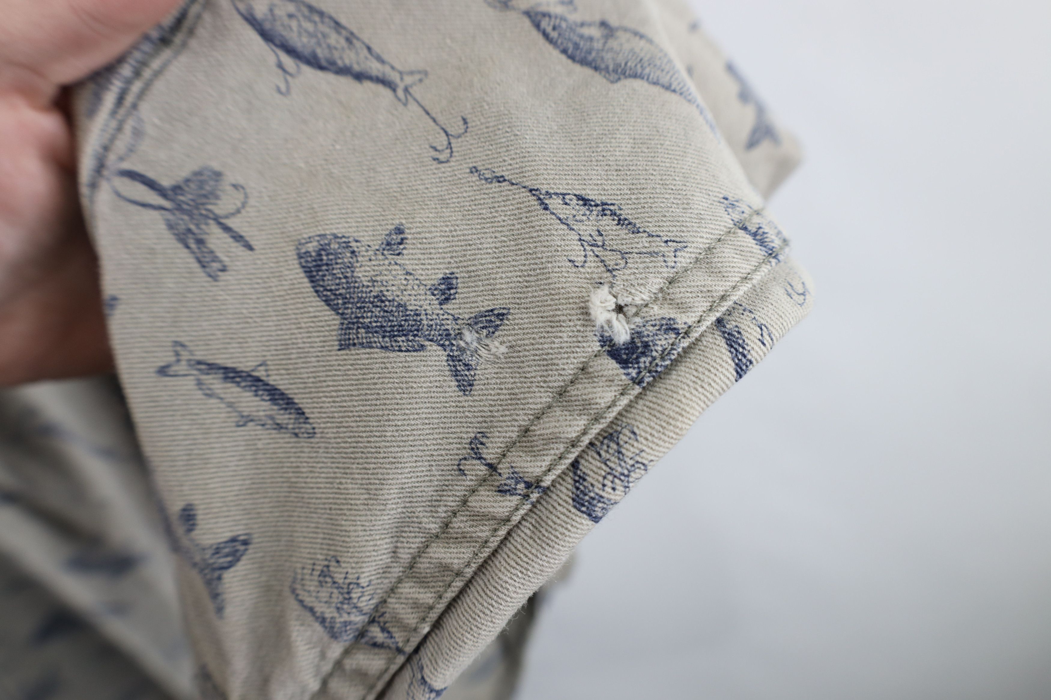 Vintage × Woolrich Woolen Mills Vintage 90s Woolrich All Over Print Button Down Shirt USA Size US XL / EU 56 / 4 - 4 Thumbnail