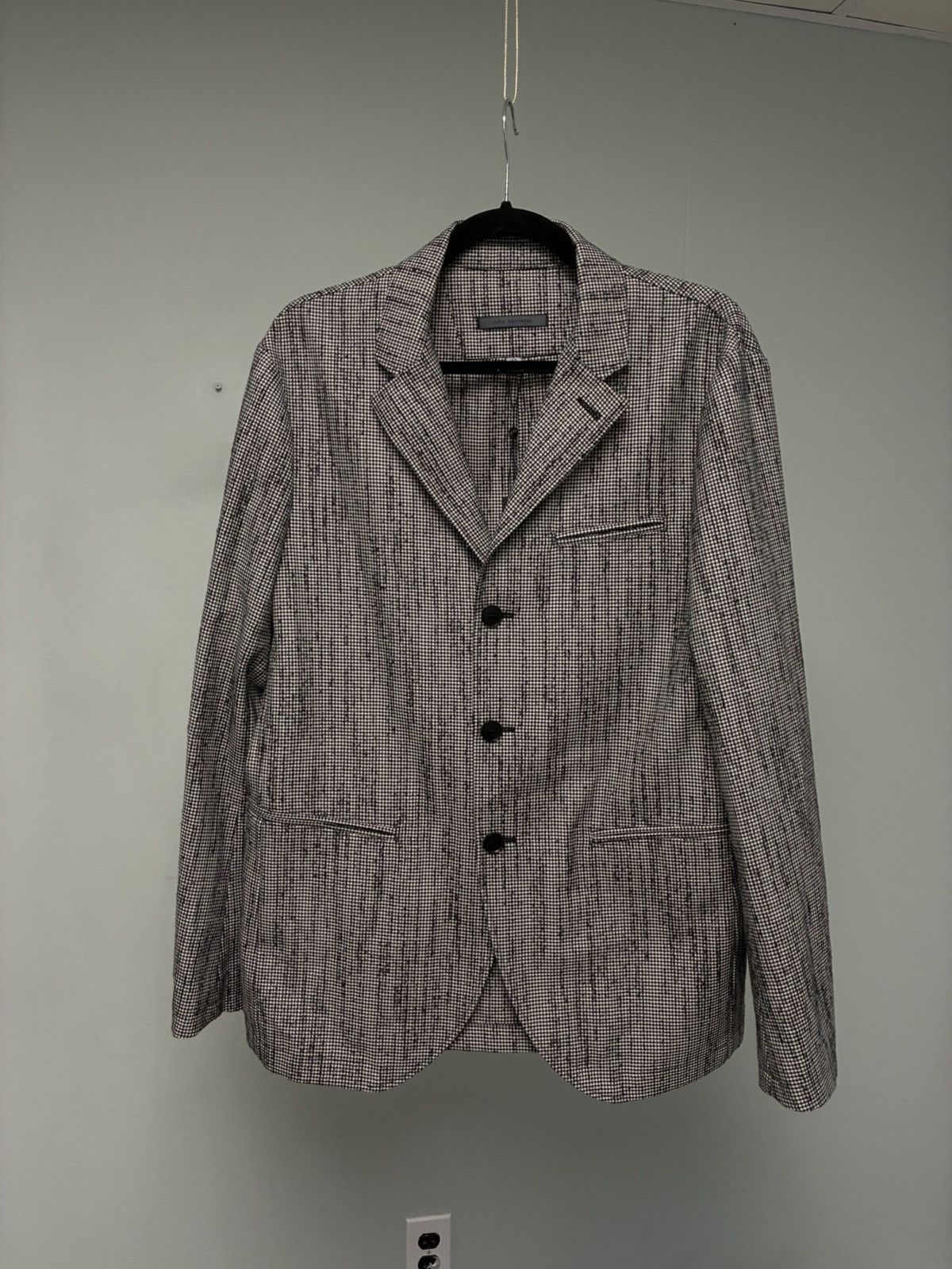 John Varvatos Deconstructed Houndstooth Jacket EU 48 USA 38 Size US M / EU 48-50 / 2 - 6 Thumbnail