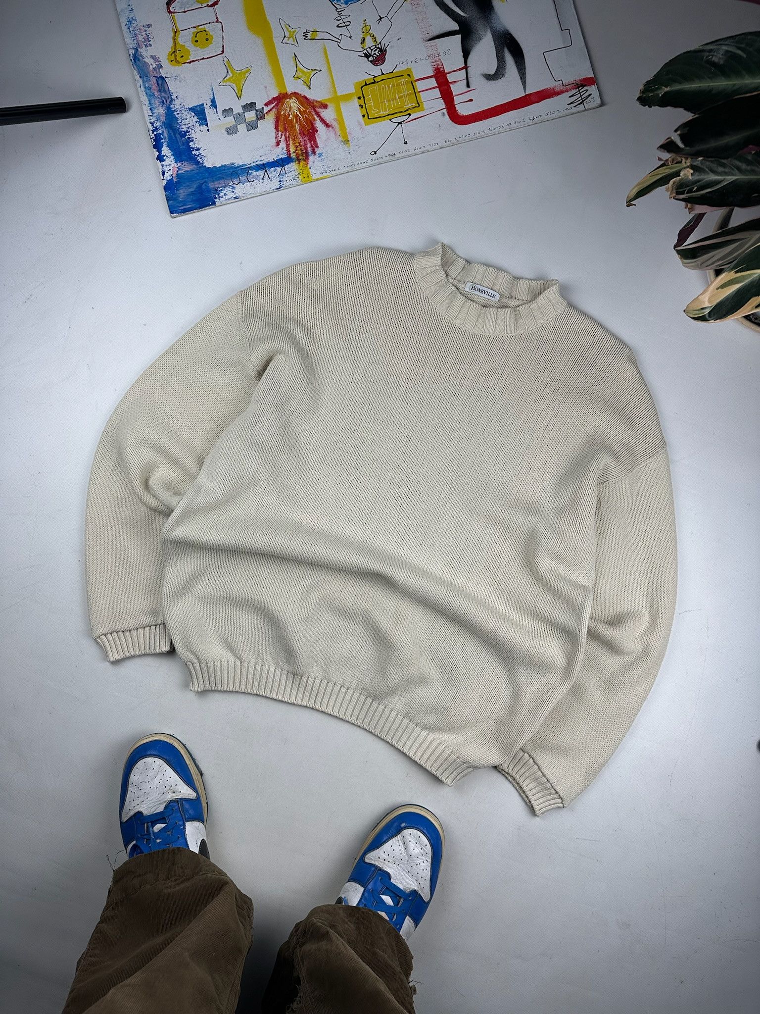Boneville Vintage 80s Boneville sweater cp company stone island style Size US XL / EU 56 / 4 - 1 Thumbnail