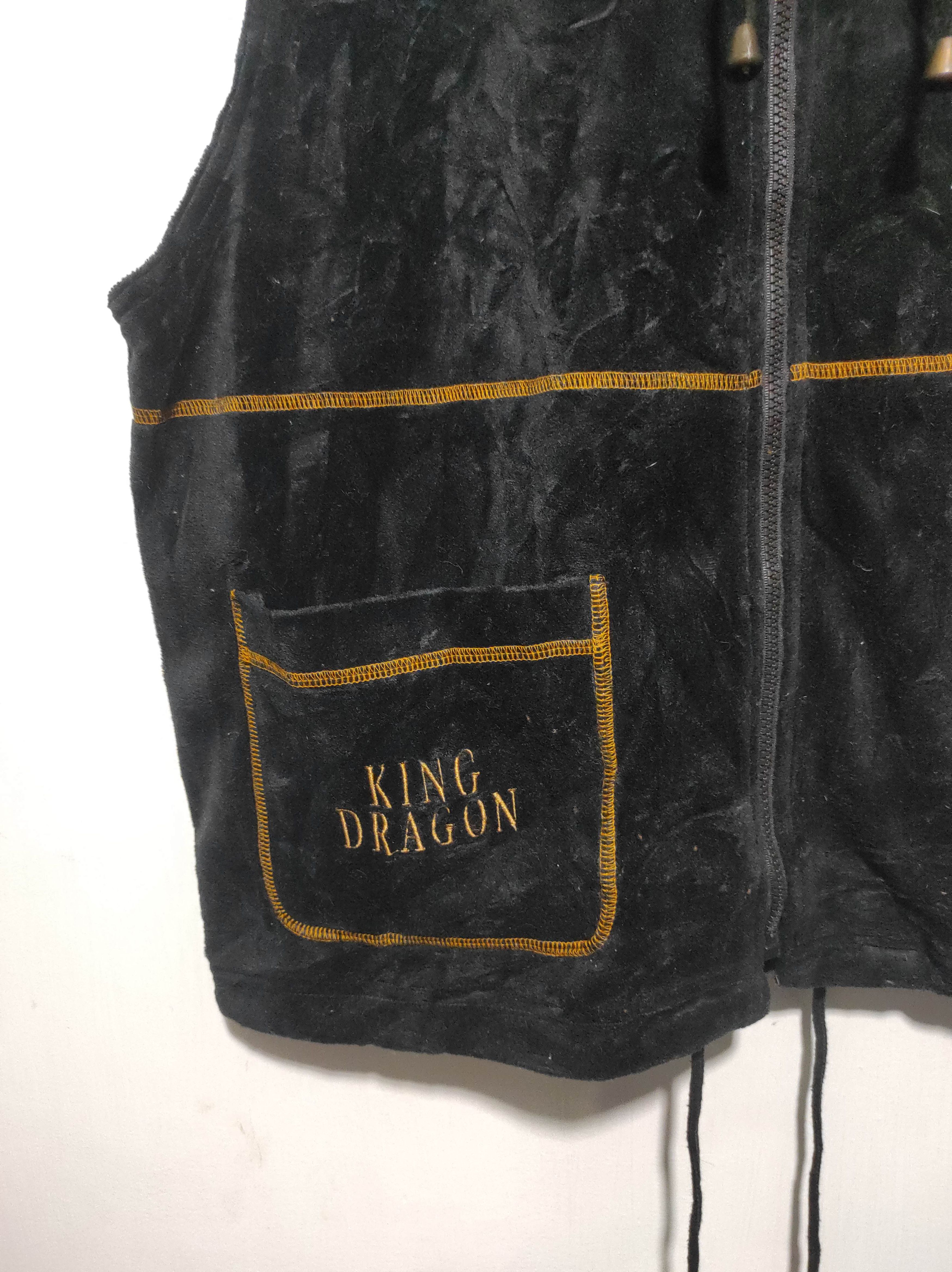 Hysteric Glamour King Dragon Velvet Zip Fur Hoodie Vest LGB style Size US L / EU 52-54 / 3 - 6 Thumbnail