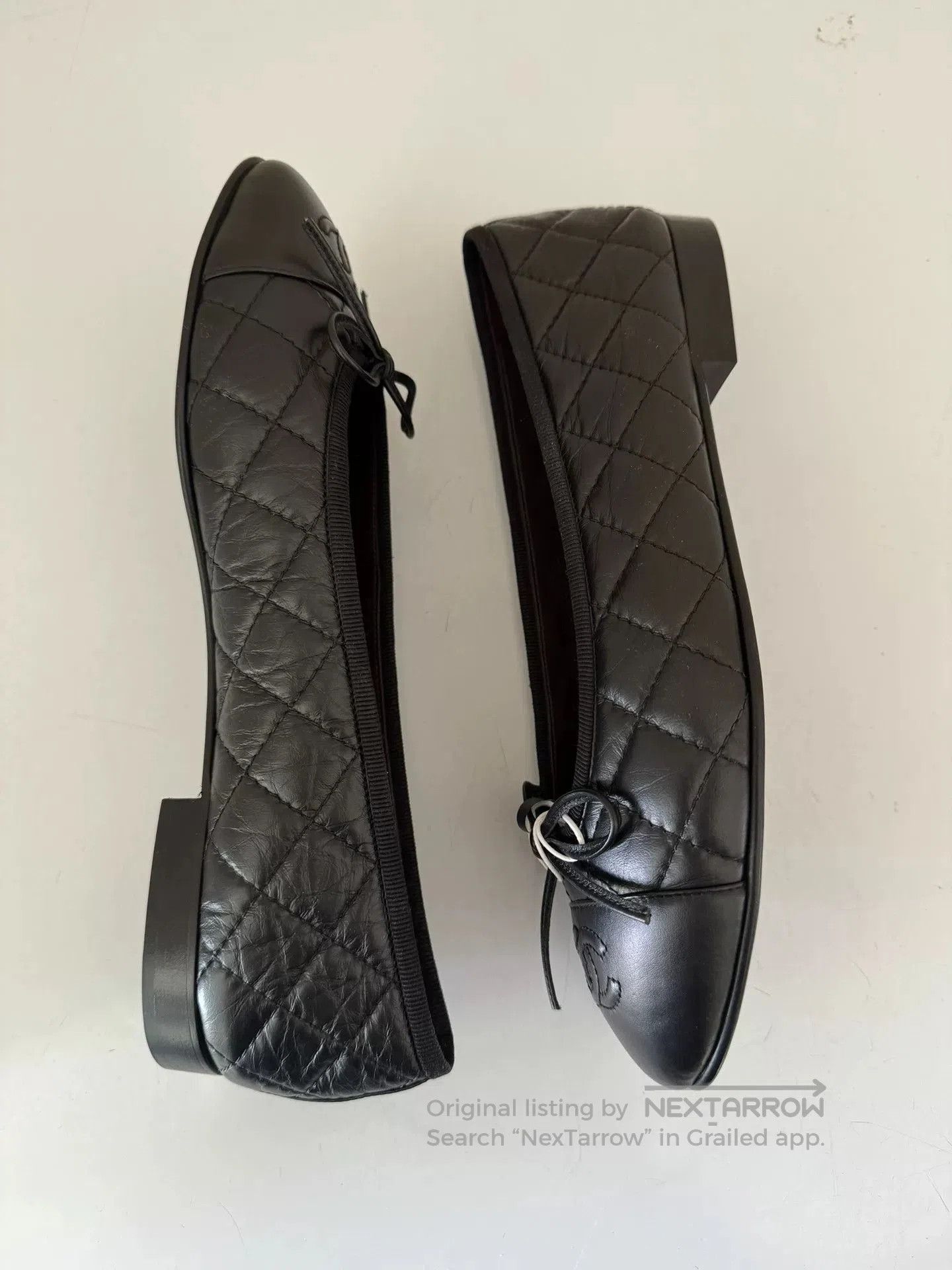 Chanel Chanel Black Quilted Mary Jane Shoes 37.5. Size US 6.5 / IT 36.5 - 7 Thumbnail