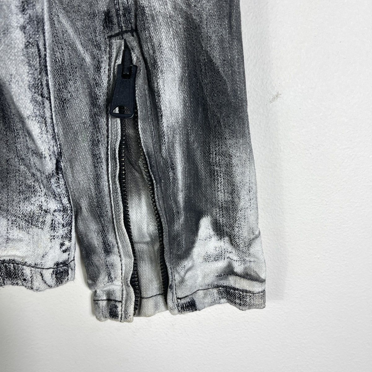 BUFFALO BOBS Buffalo Bobs Clawmark Scratch Acid Wash Denim Trucker Jacket Size US M / EU 48-50 / 2 - 11 Thumbnail