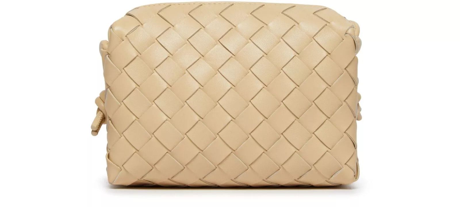 Bottega Veneta Mini Loop Porridge Beige Crossbody New