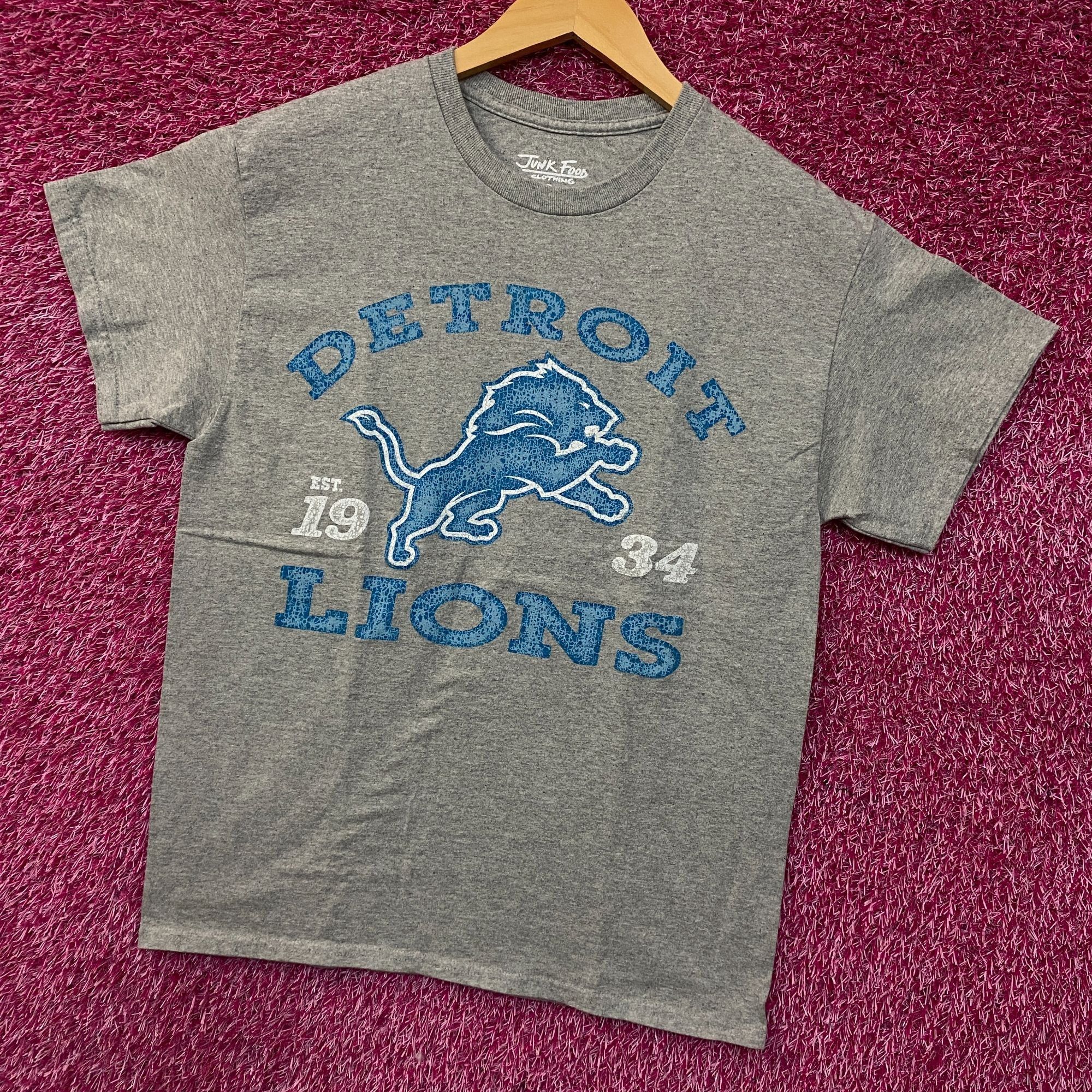 Junk Food Junk Food Clothing Detroit Lions Faded Vintage Style T-Shirt Size US S / EU 44-46 / 1 - 3 Thumbnail