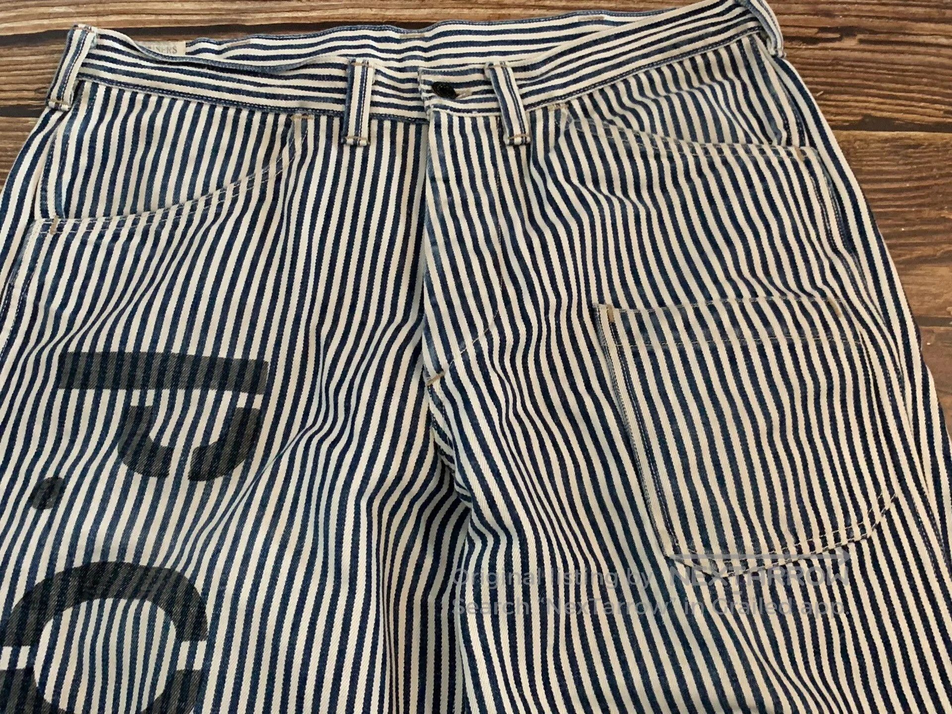 Freewheelers Bootleggers Gangboard Trousers Size 34x34. Size US 34 / EU 50 - 3 Thumbnail