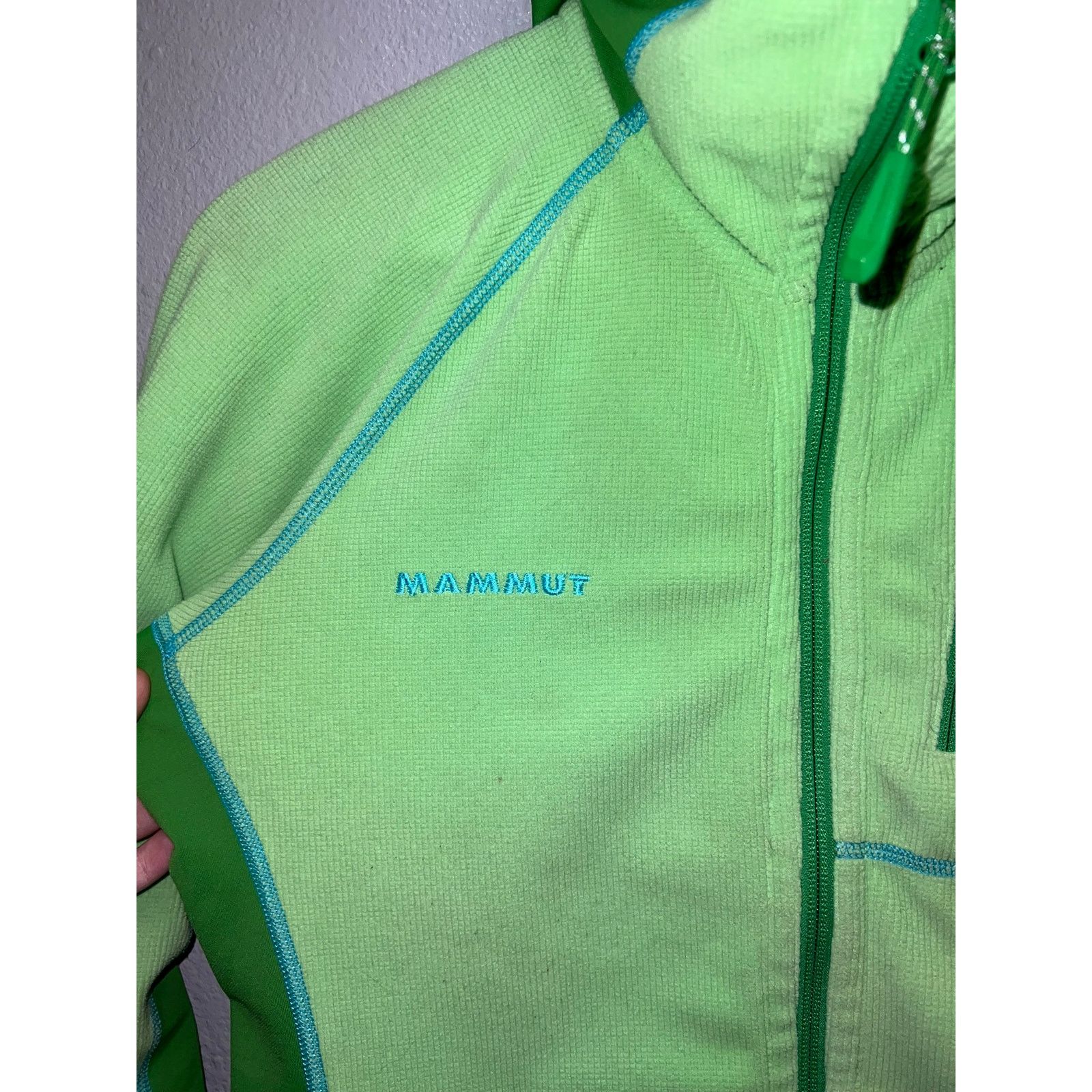 Vintage Womens Mammut Jacket Yukon Tech 92% Polyester Green Ski M Size M / US 6-8 / IT 42-44 - 2 Thumbnail