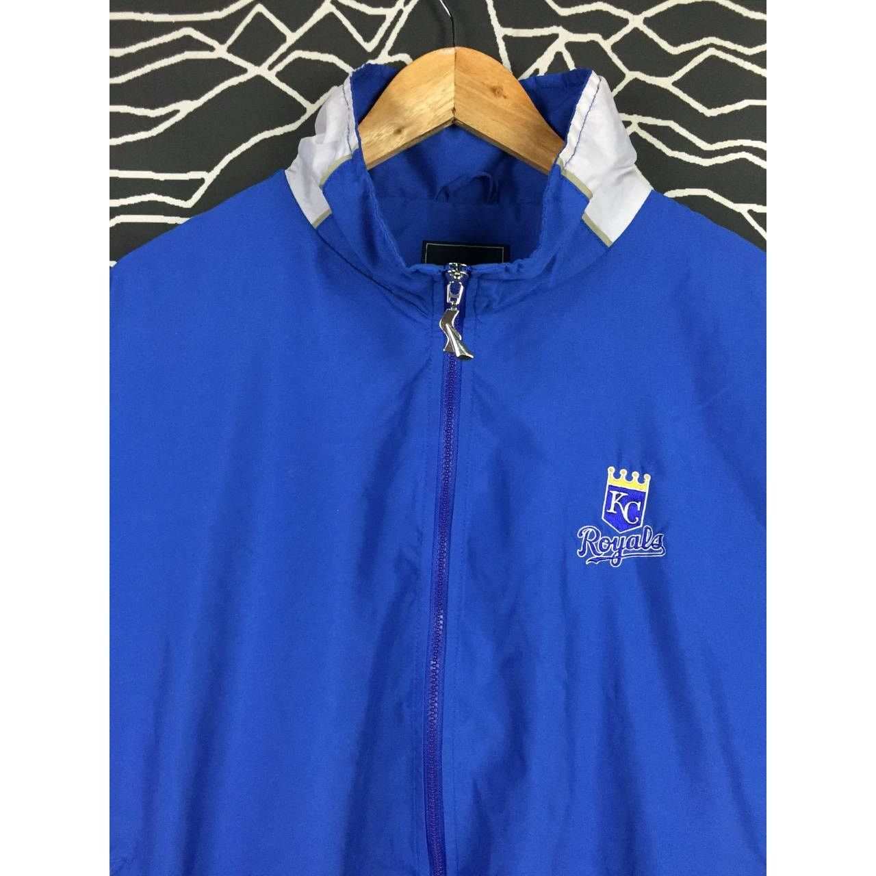 MLB × Sports Specialties × Vintage Vtg MLB Kansas City Royals Windbreaker Jacket Size US L / EU 52-54 / 3 - 3 Thumbnail