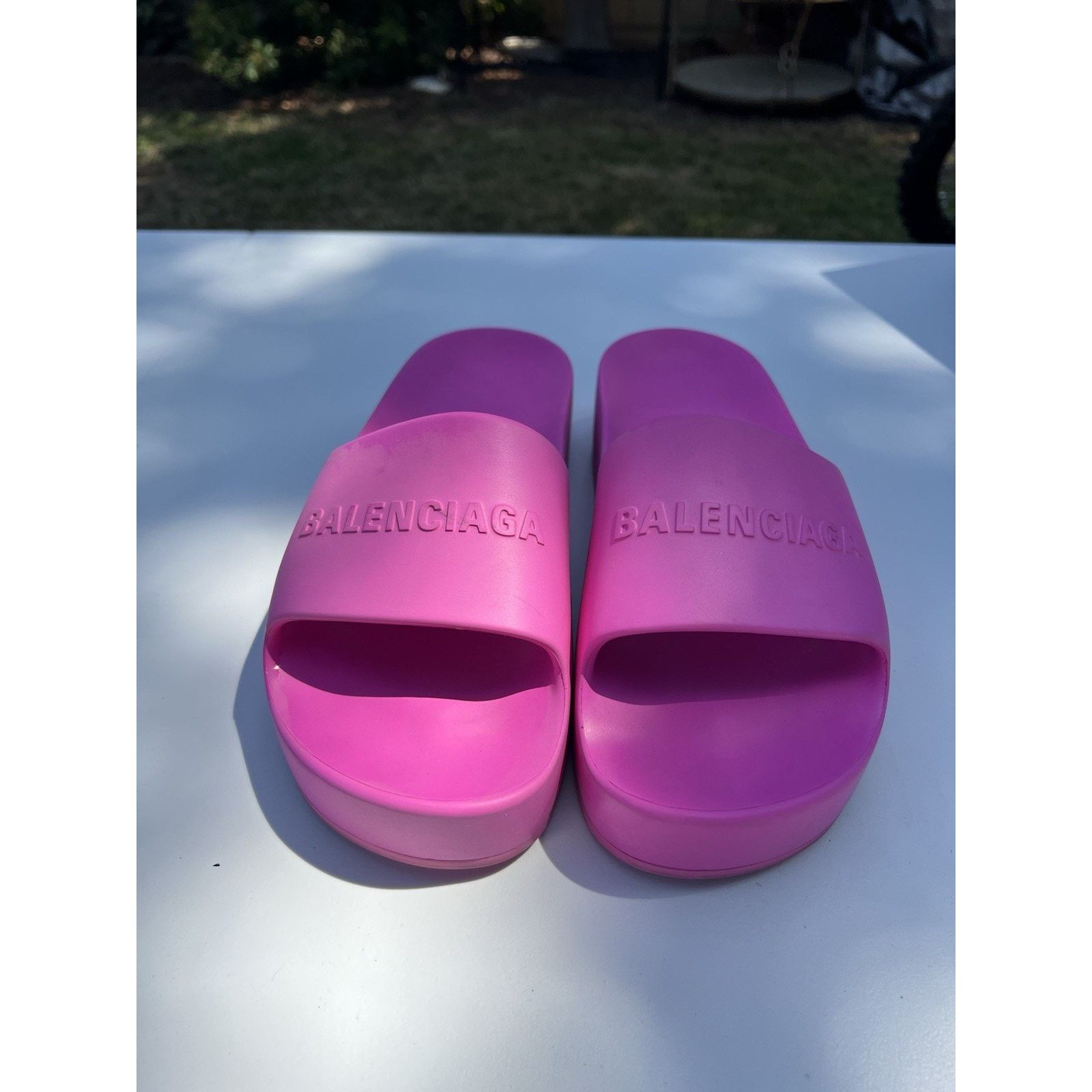 Balenciaga Balenciaga Chunky Slide Sandals Pink Women’s Size 41 US 11 Size US 11 / IT 41 - 1 Thumbnail