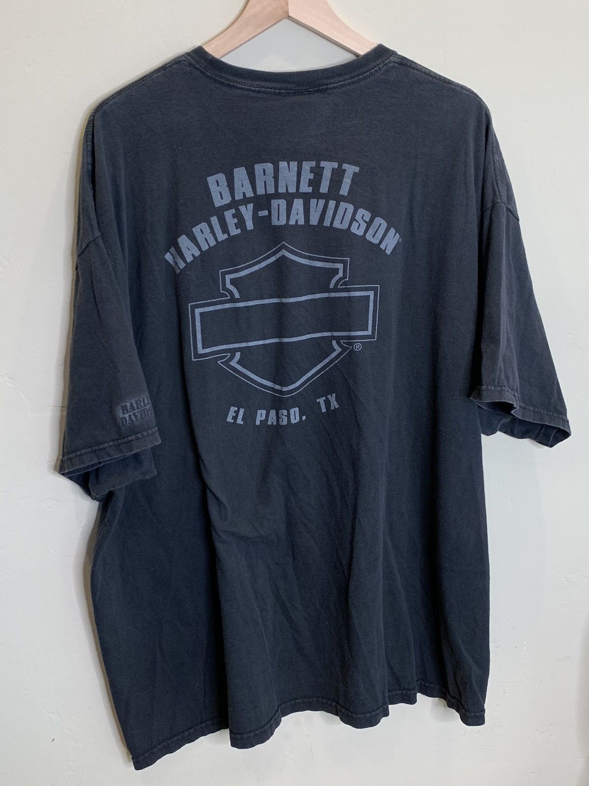 Harley Davidson RARE* Vintage Harley Davidson Wild As The Wind El Paso Shirt Size US XXL / EU 58 / 5 - 2 Thumbnail