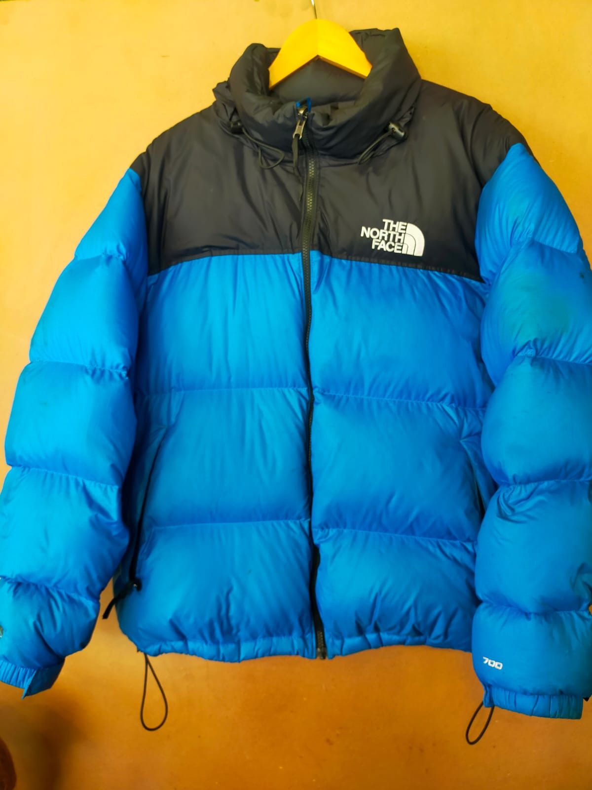 image of The North Face 1996 Retro Nuptse Jacket Puffer Marina Blue, Men's (Size Large)