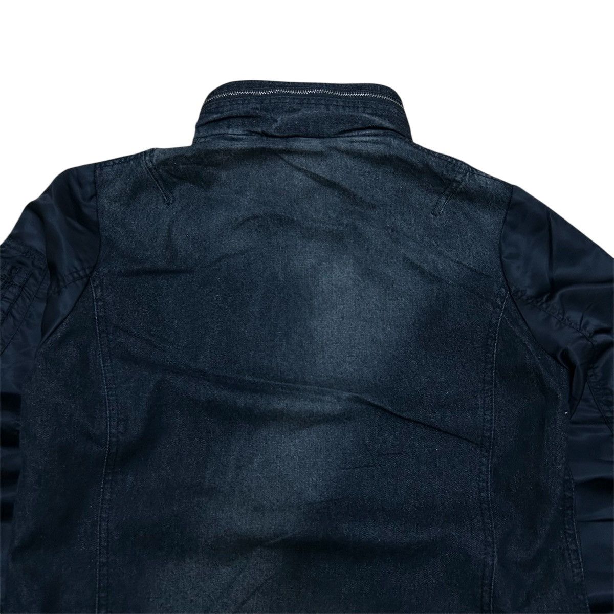 In The Attic Vintage Japanese In The Attic Hybrid Denim Bomber Jacket Size US M / EU 48-50 / 2 - 5 Thumbnail