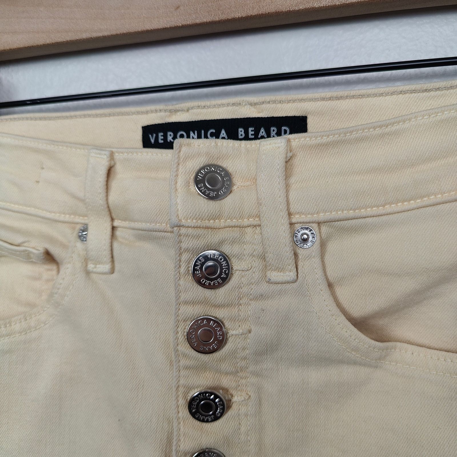 Veronica Beard Veronica Beard Skinny Jeans Womens 27 4 Maera Mustard Yellow Size 27" / US 4 / IT 40 - 5 Thumbnail
