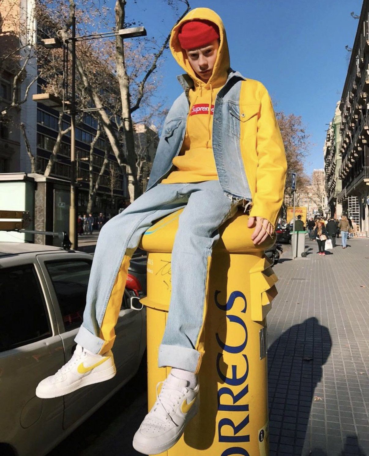 Levi's × Off-White Levi’s x Off-White Yellow Denim Jacket Size US S / EU 44-46 / 1 - 6 Thumbnail