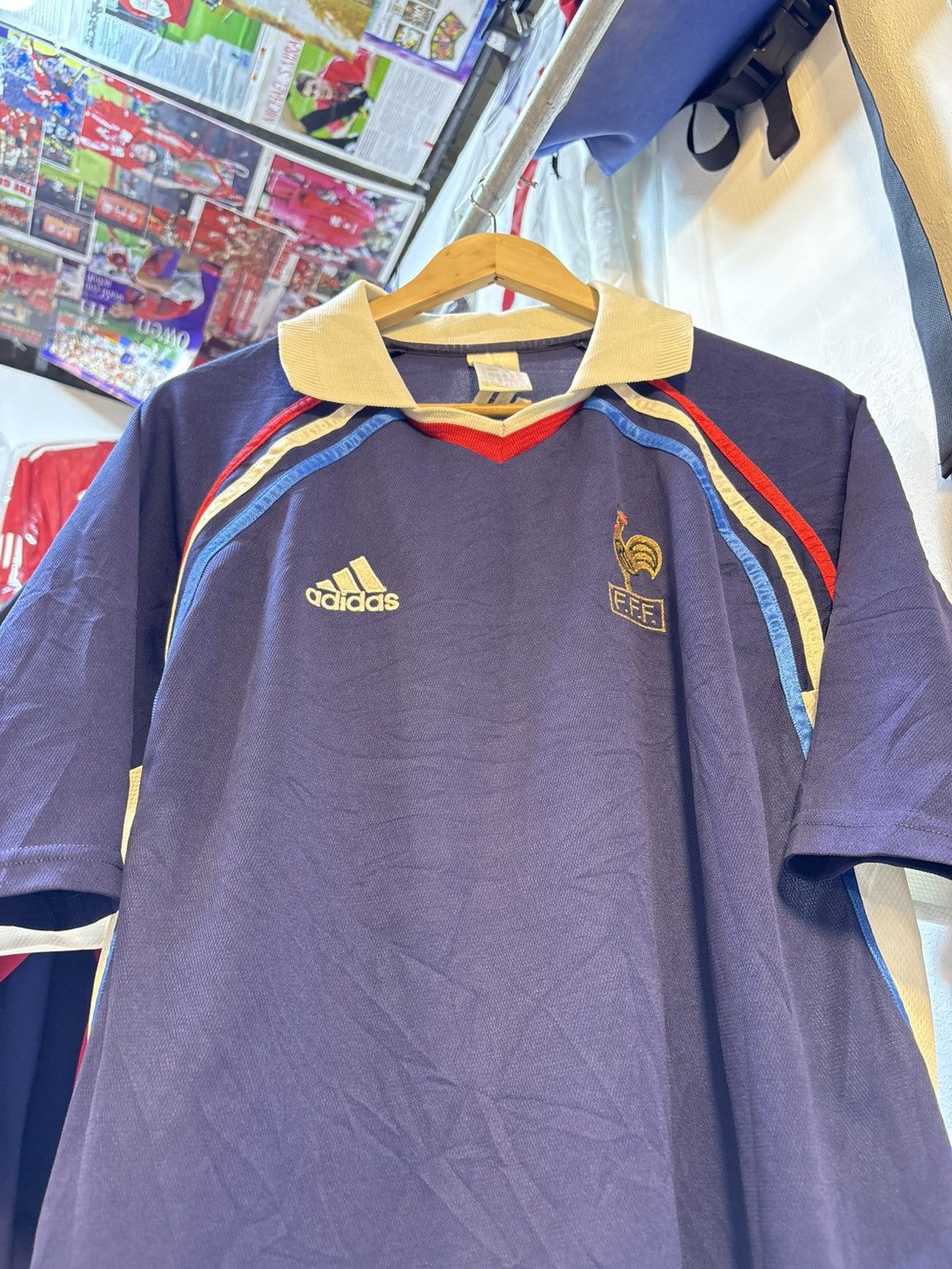 Adidas Vintage 1998-2000 France Football Team Training Kit Size US XL / EU 56 / 4 - 2 Thumbnail