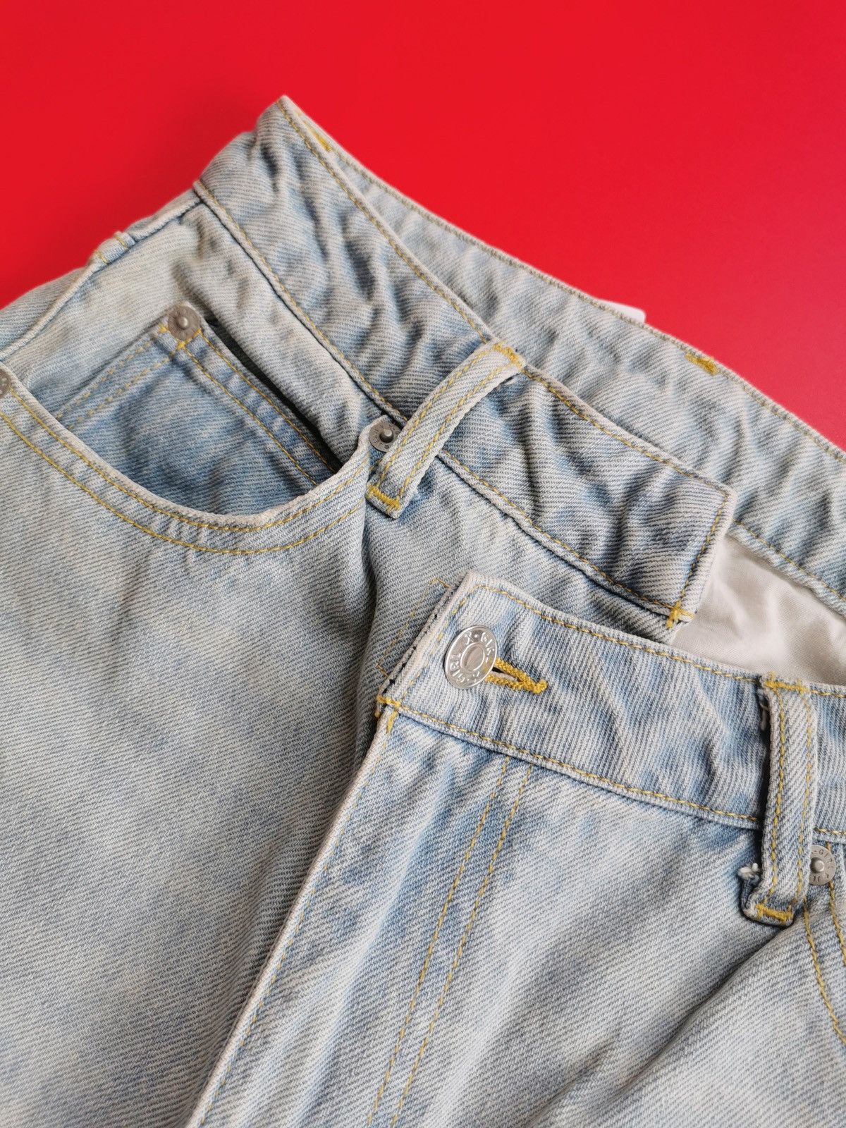X-Girl Baggy X-Girl Japan Asymmetrical Waist Distressed Jeans Size 26" / US 2 / IT 38 - 3 Thumbnail
